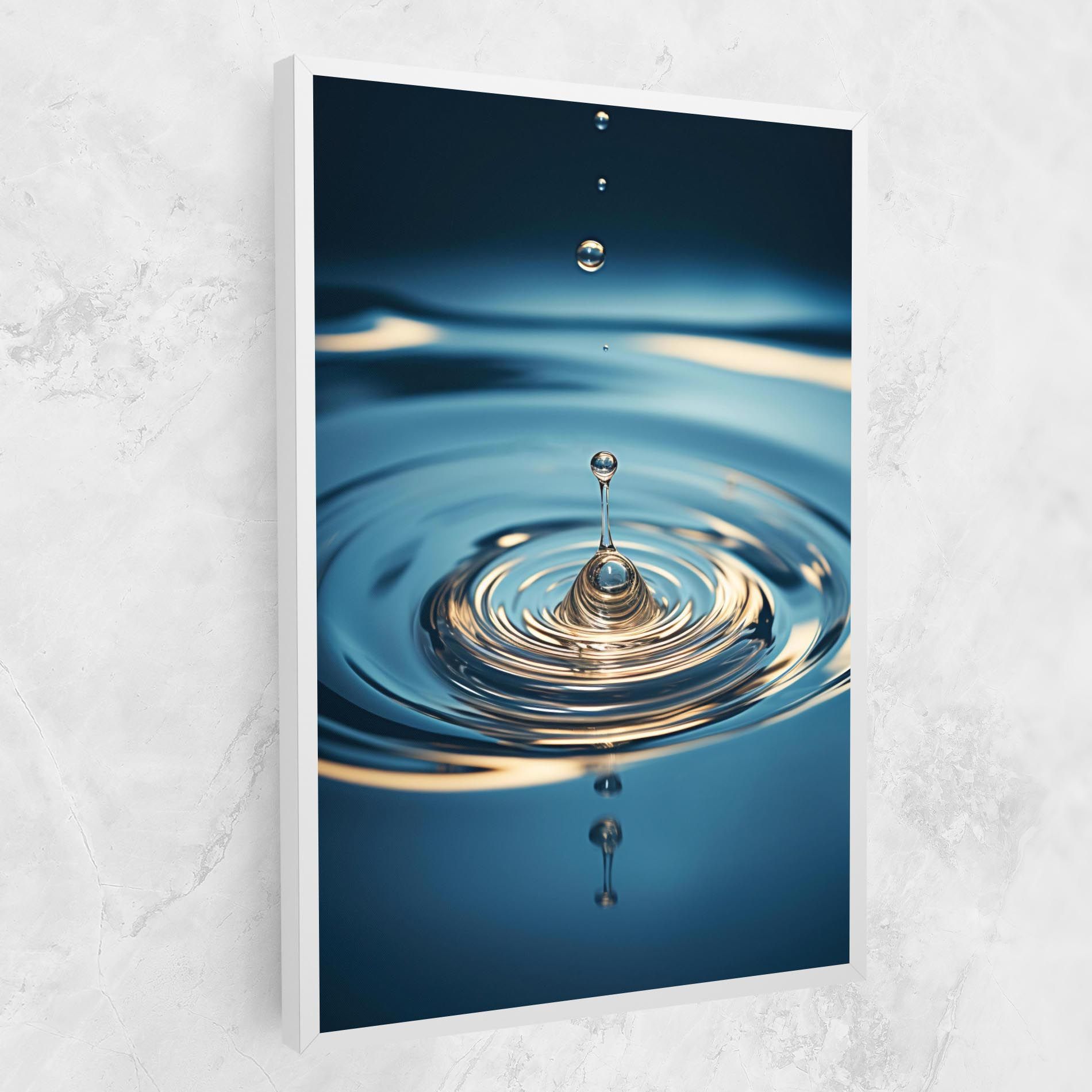 Cream Water Drop mockup 1