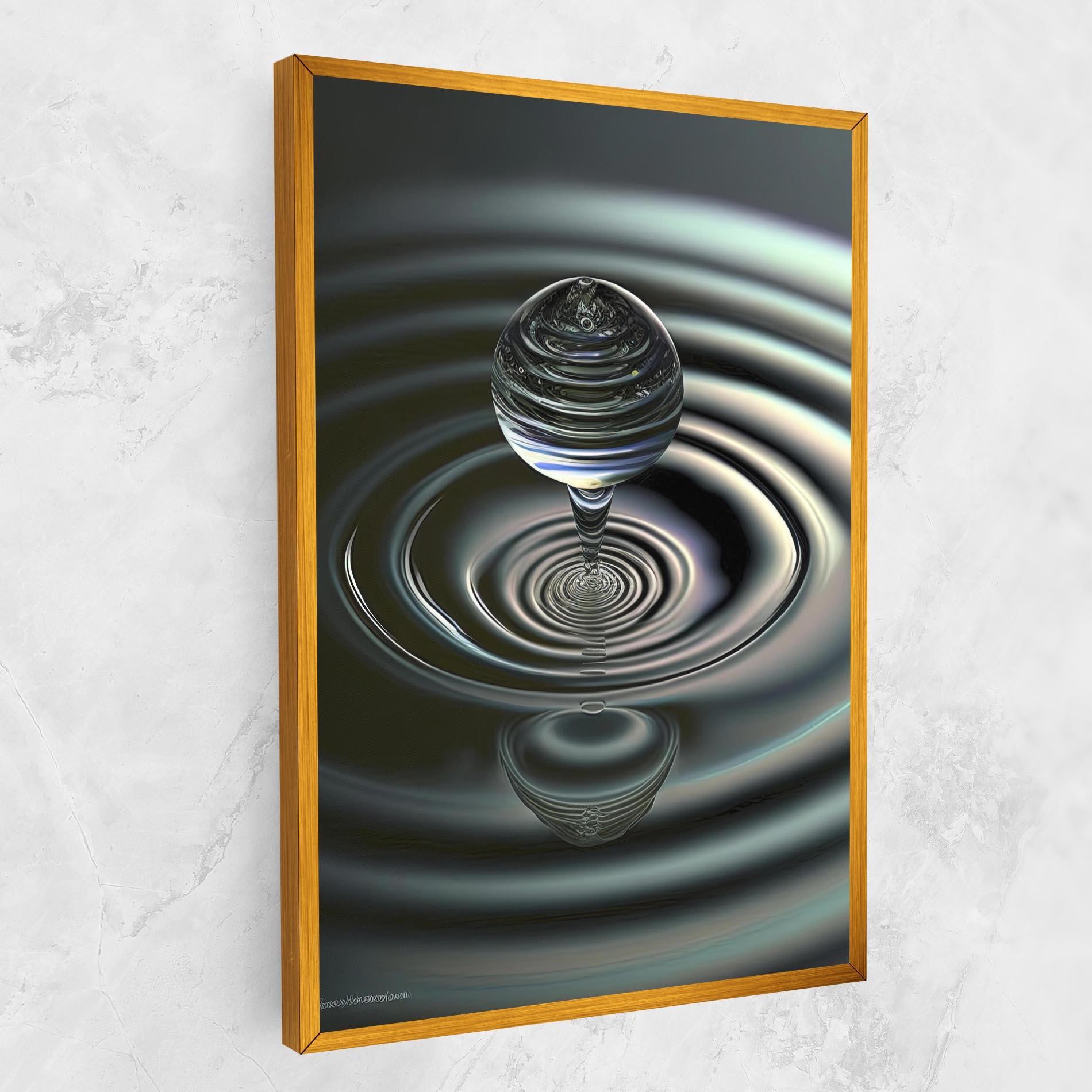 Tablou Canvas Beautiful Water Drop mockup 1