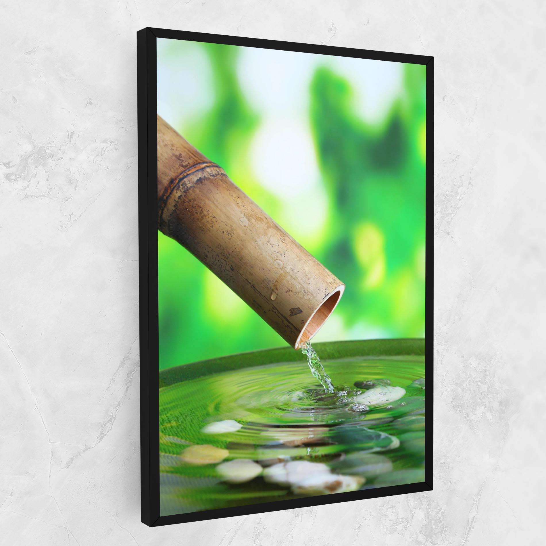 Tablou Canvas Bamboo Fountain mockup 1