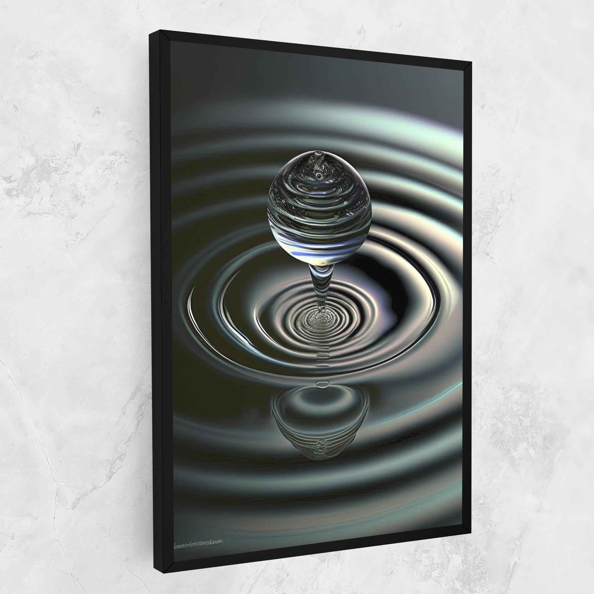 Tablou Canvas Beautiful Water Drop mockup 1