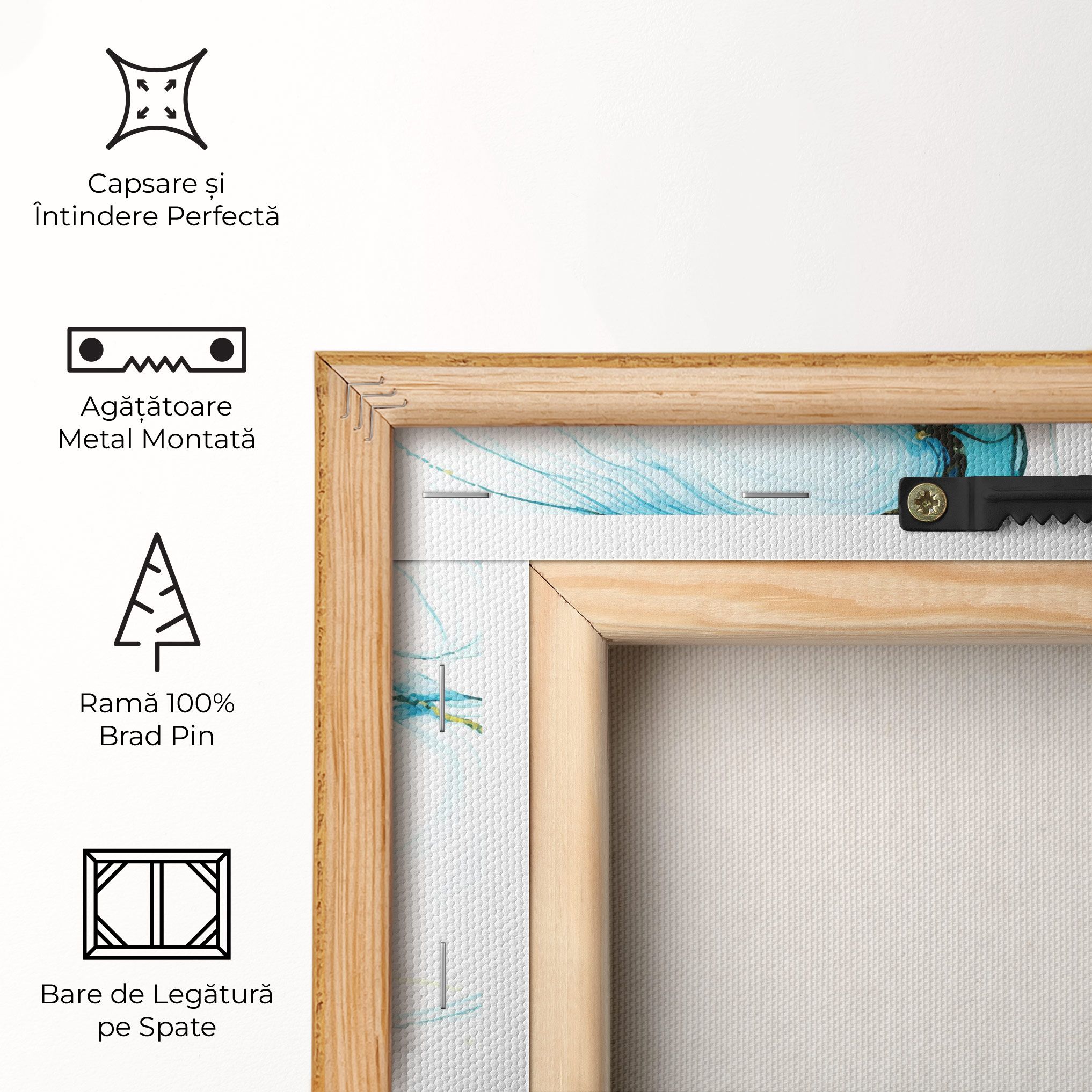 Artistic Gold Blue mockup 5