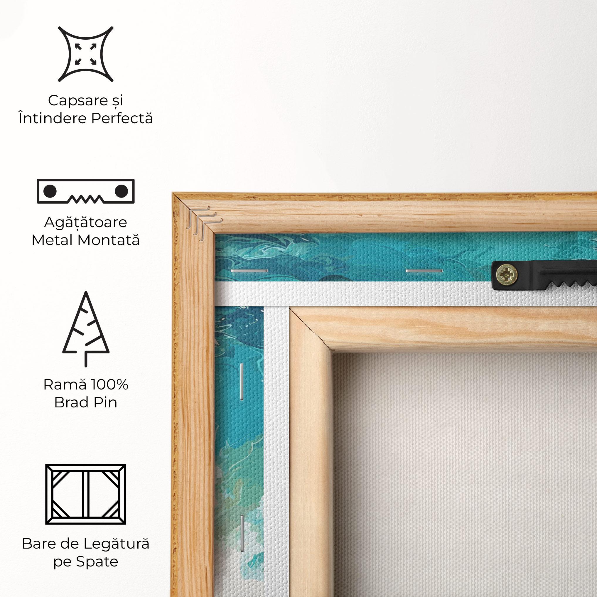 Tablou Canvas Artistic Waves mockup 5