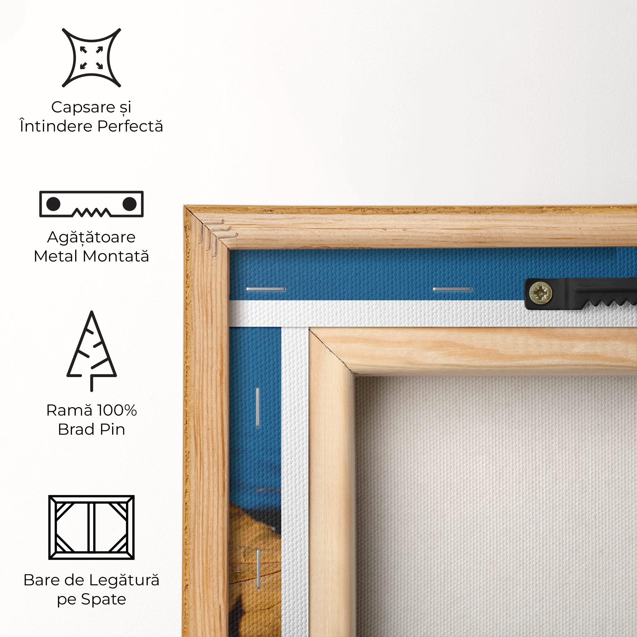 Tablou Canvas Autumn Leaf Water mockup 5