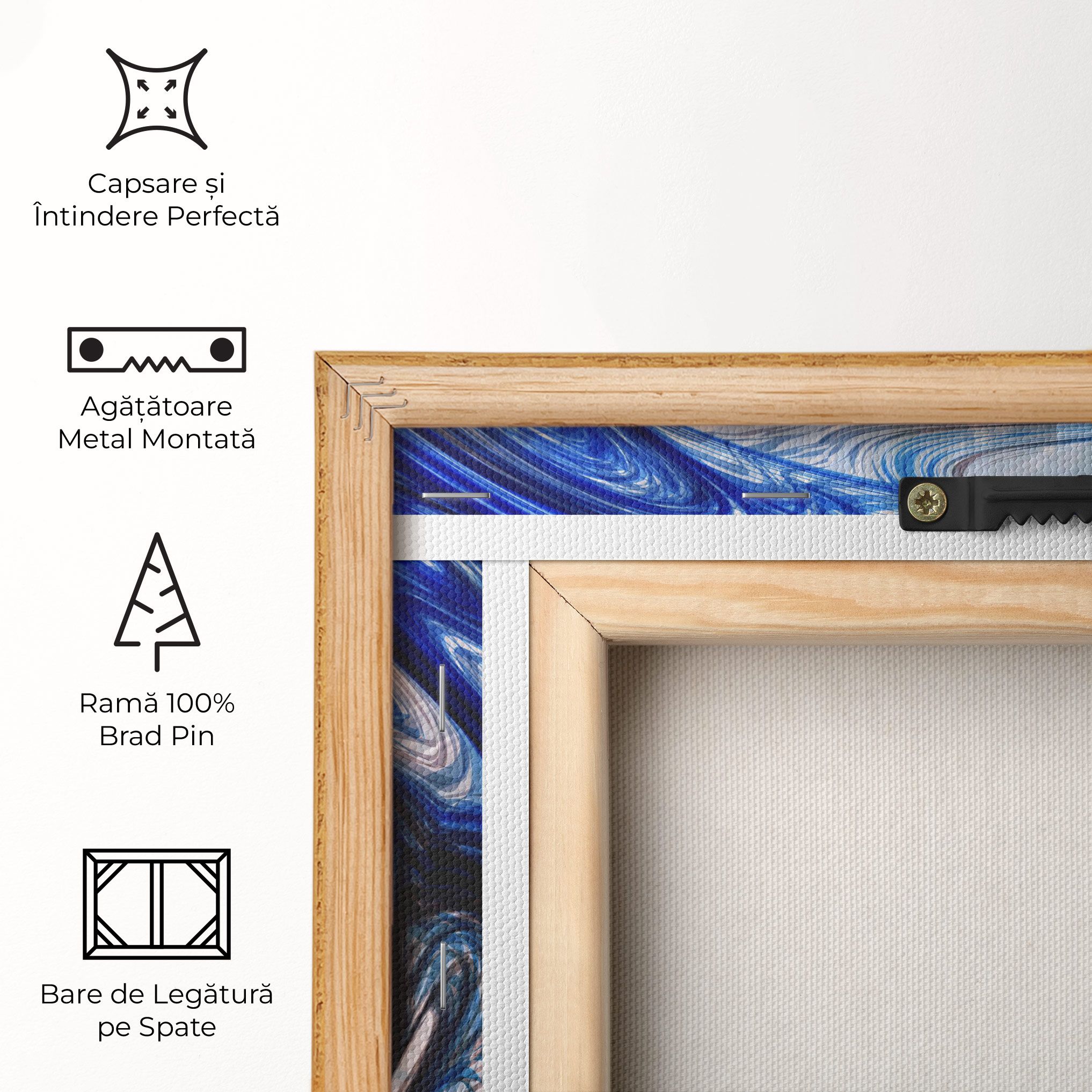 Blue Black Art mockup 5