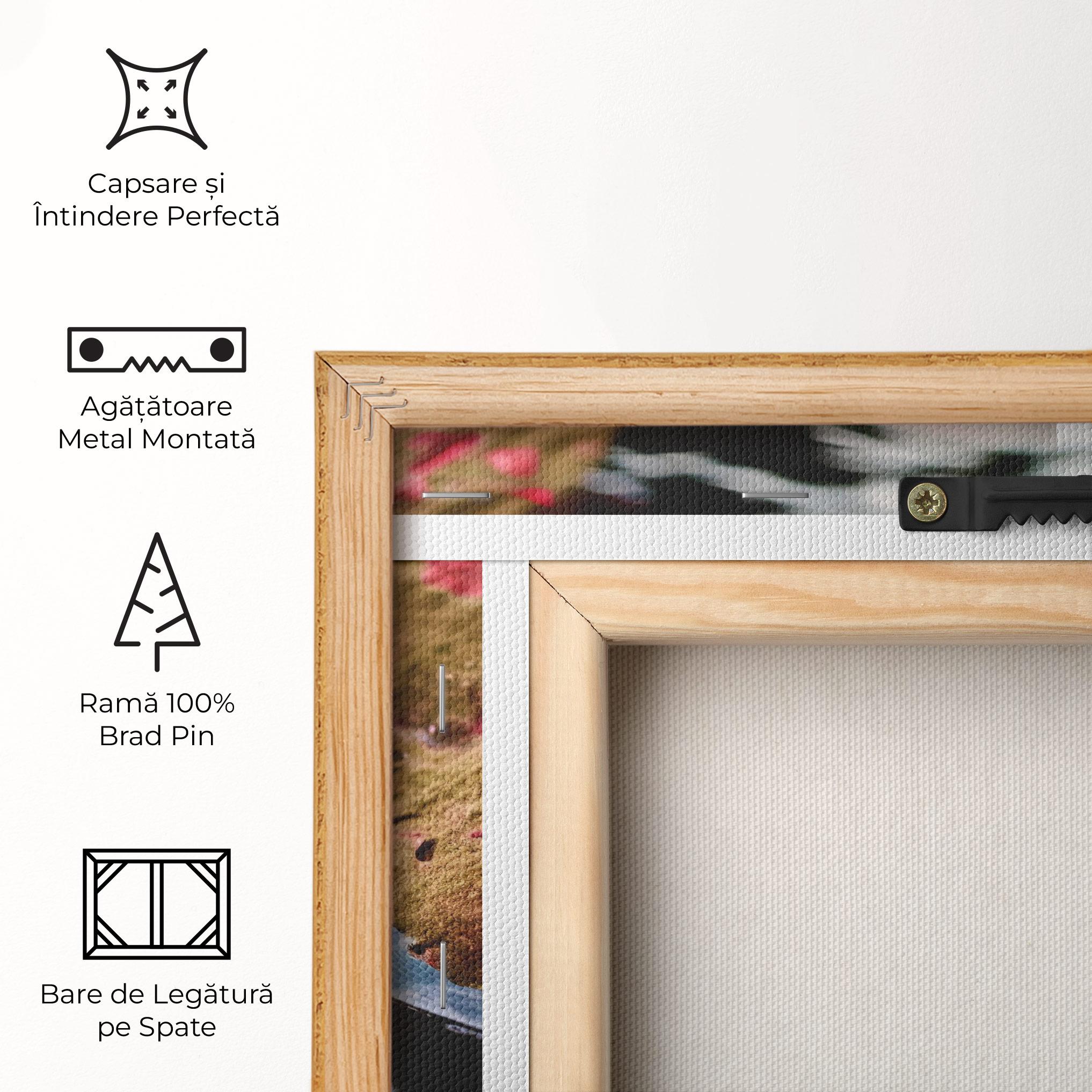 Tablou Canvas Floating Water Rose mockup 5