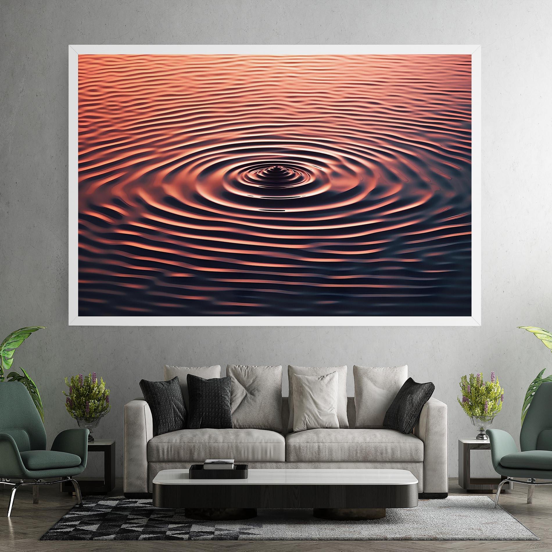 Tablou Canvas Red Blue Water mockup 7