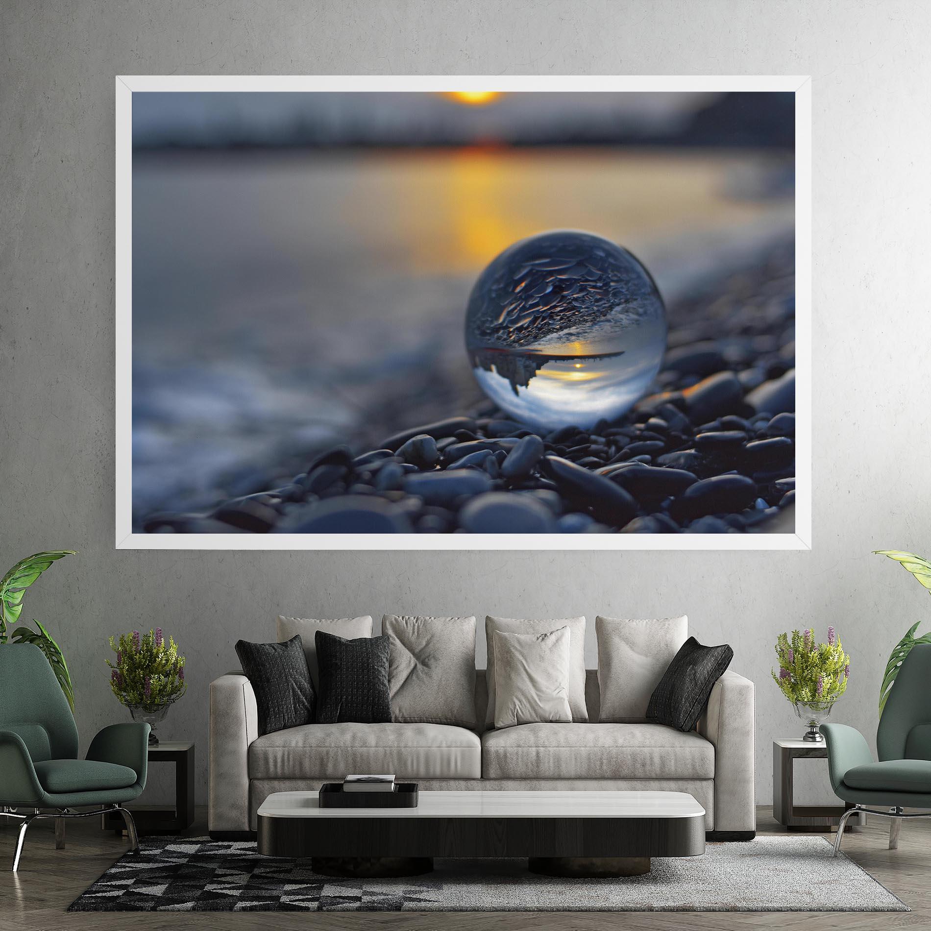 Tablou Canvas Sunset Lensball mockup 7