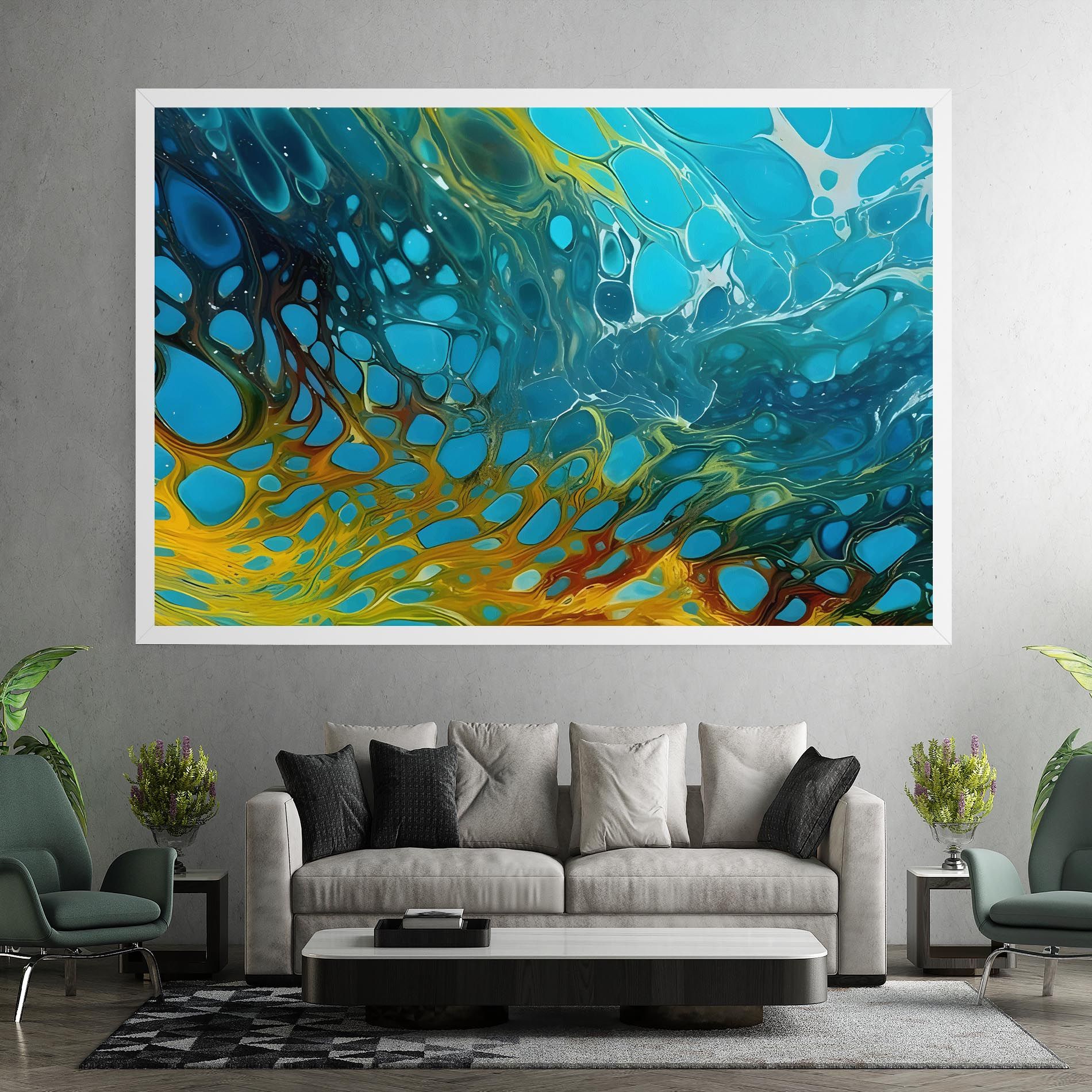 Yellow Green Ocean mockup 7