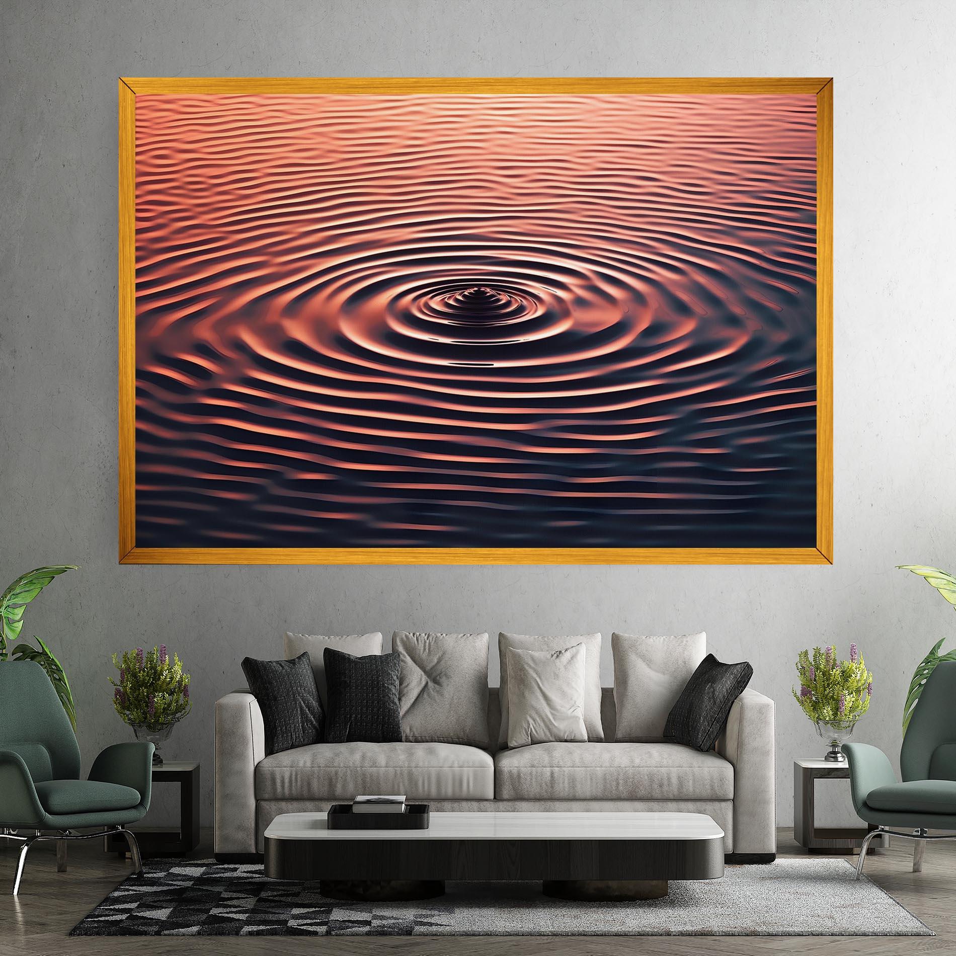 Tablou Canvas Red Blue Water mockup 7