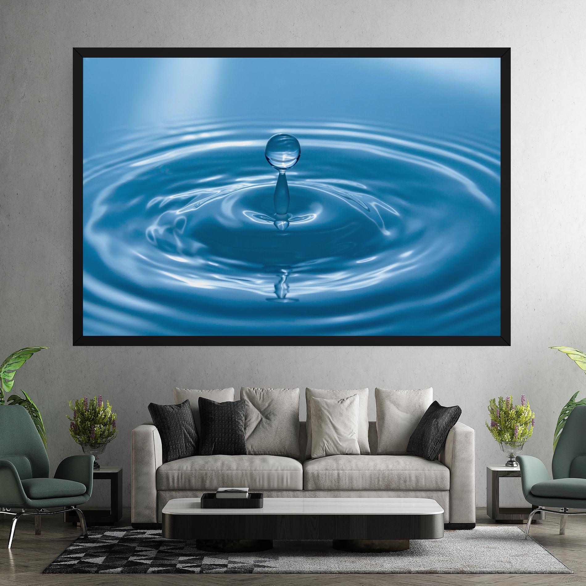 Tablou Canvas Drop Close Up mockup 7