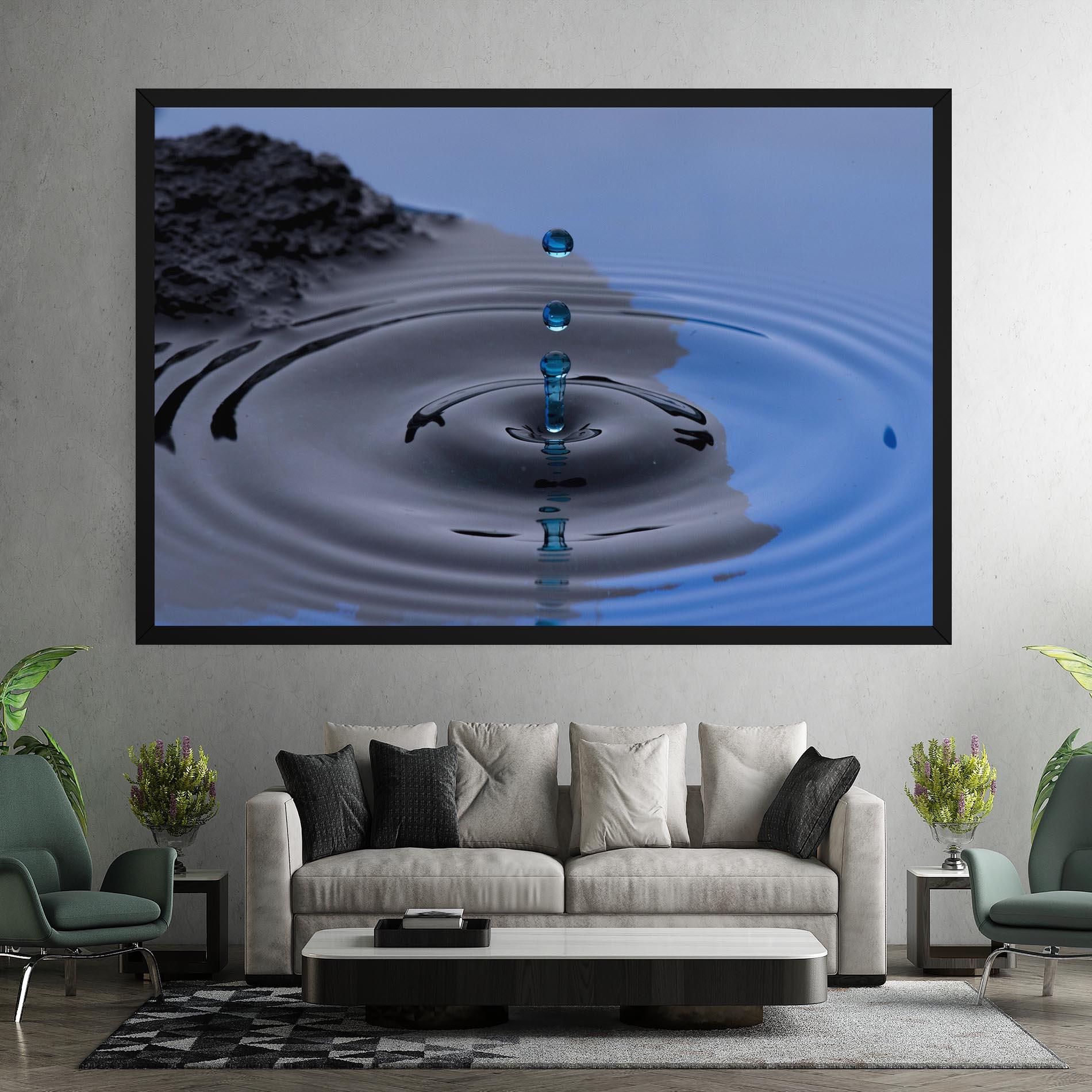 Tablou Canvas Frozen Drops mockup 7