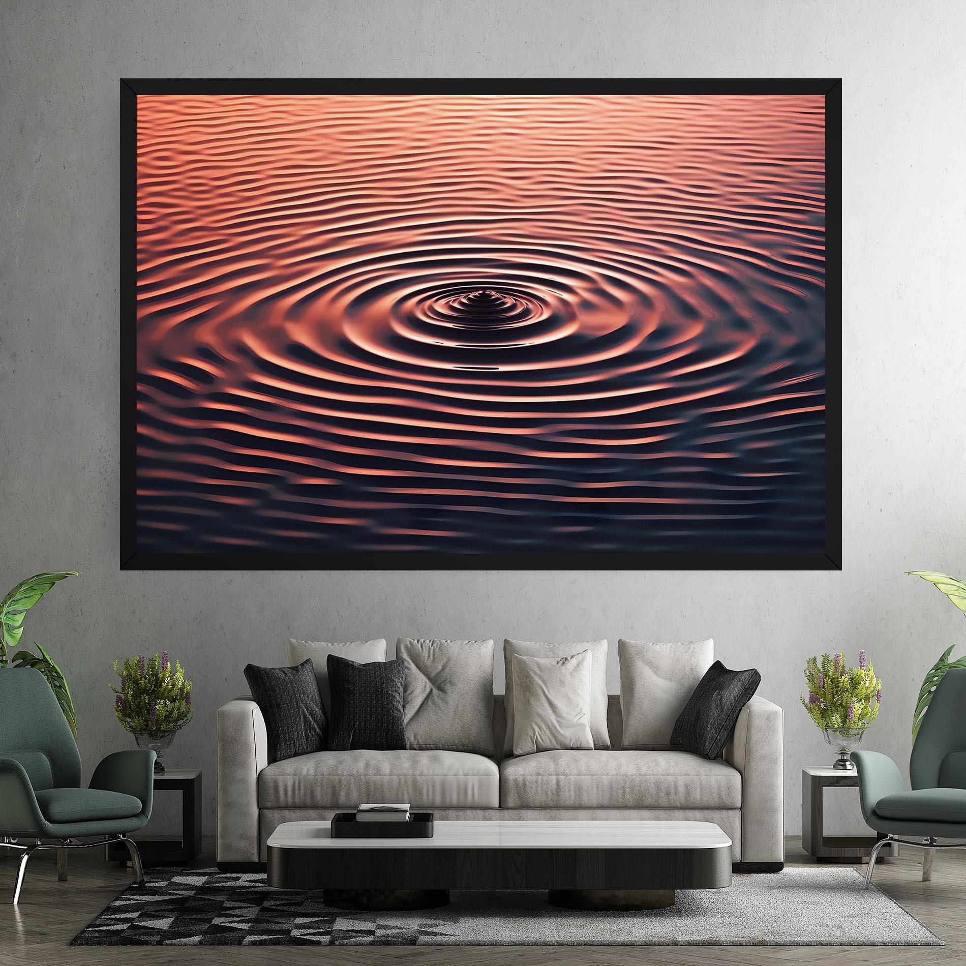 Tablou Canvas Red Blue Water mockup 7