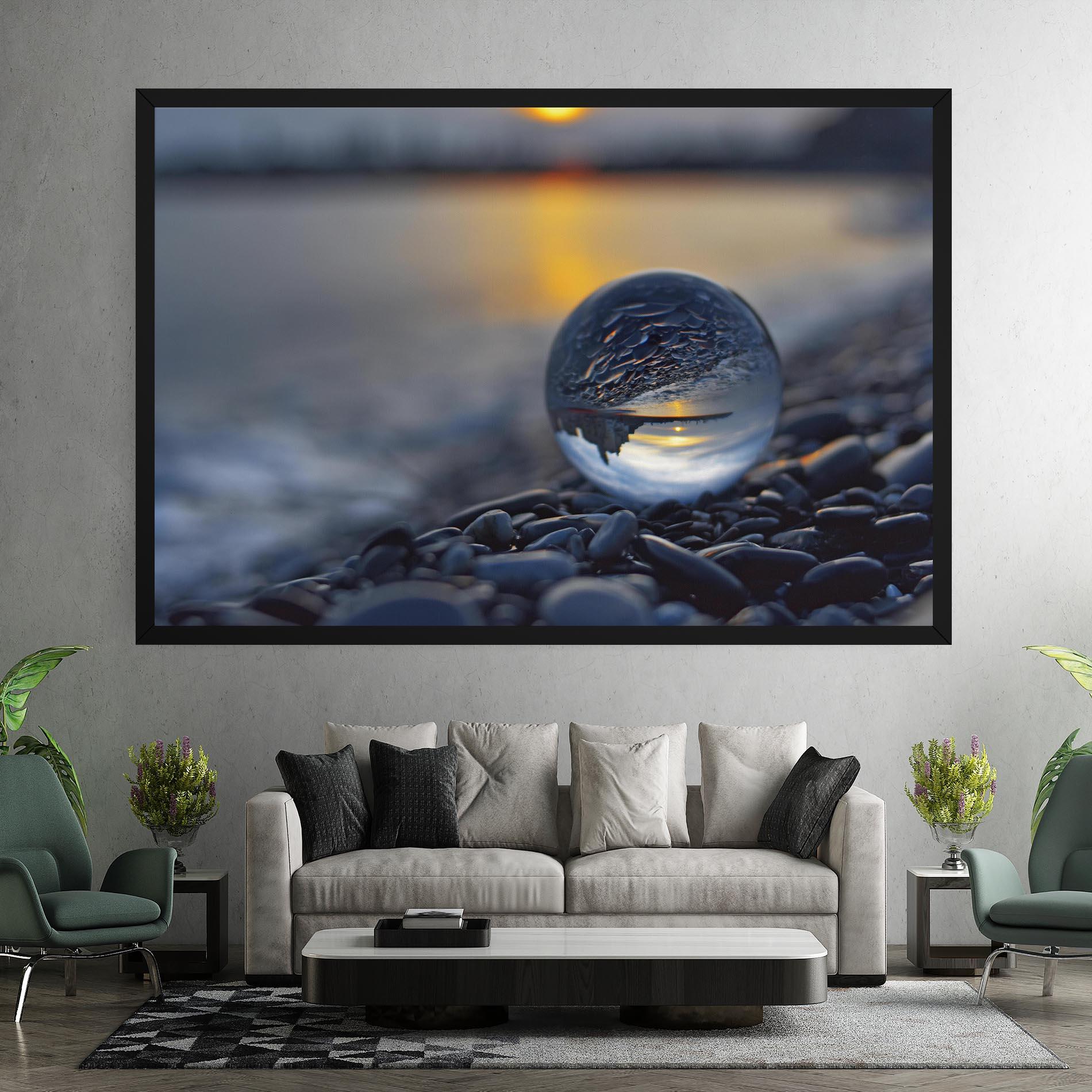 Tablou Canvas Sunset Lensball mockup 7