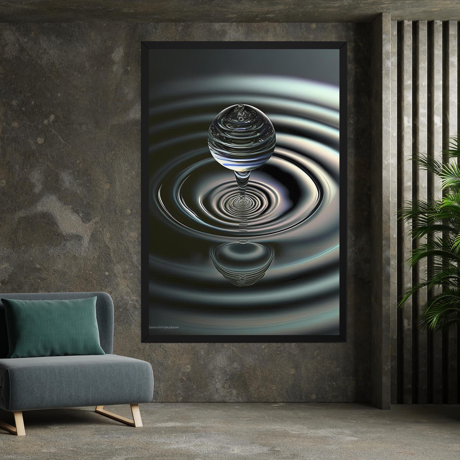 Tablou Canvas Beautiful Water Drop mockup 7