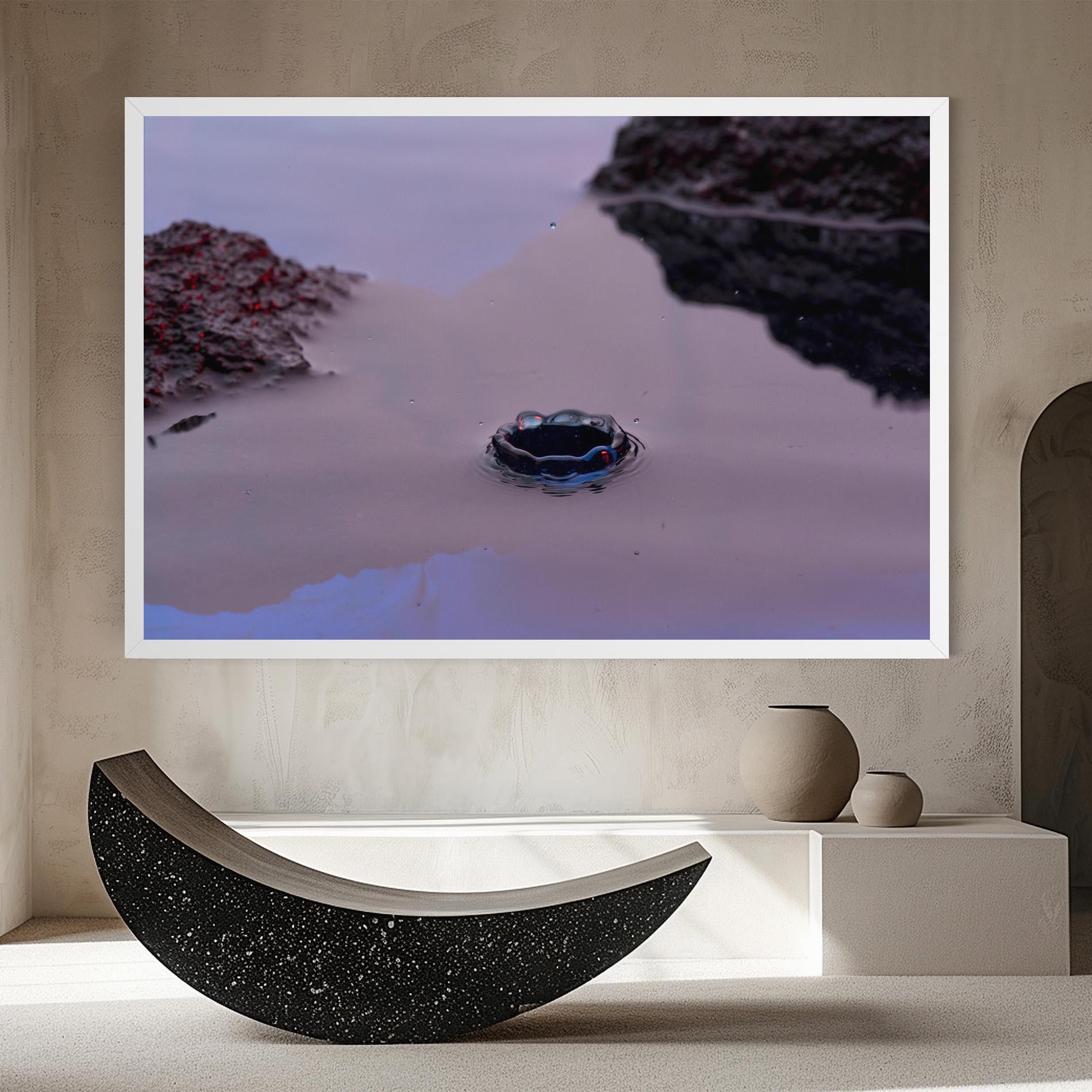 Tablou Canvas Blue Color Water mockup 8