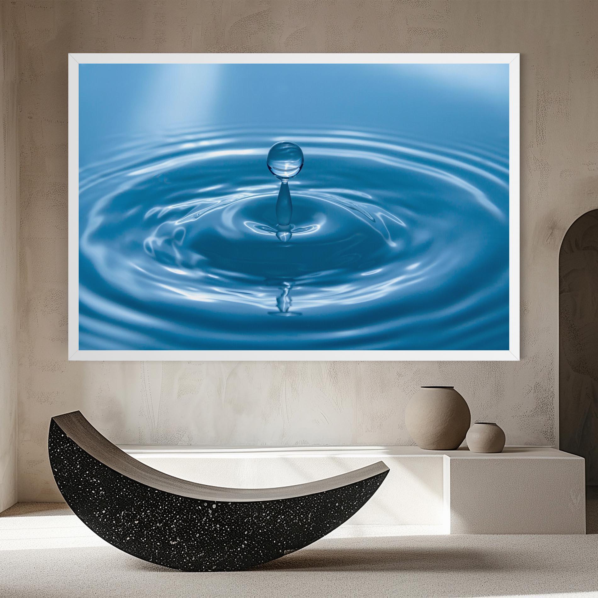 Tablou Canvas Drop Close Up mockup 8