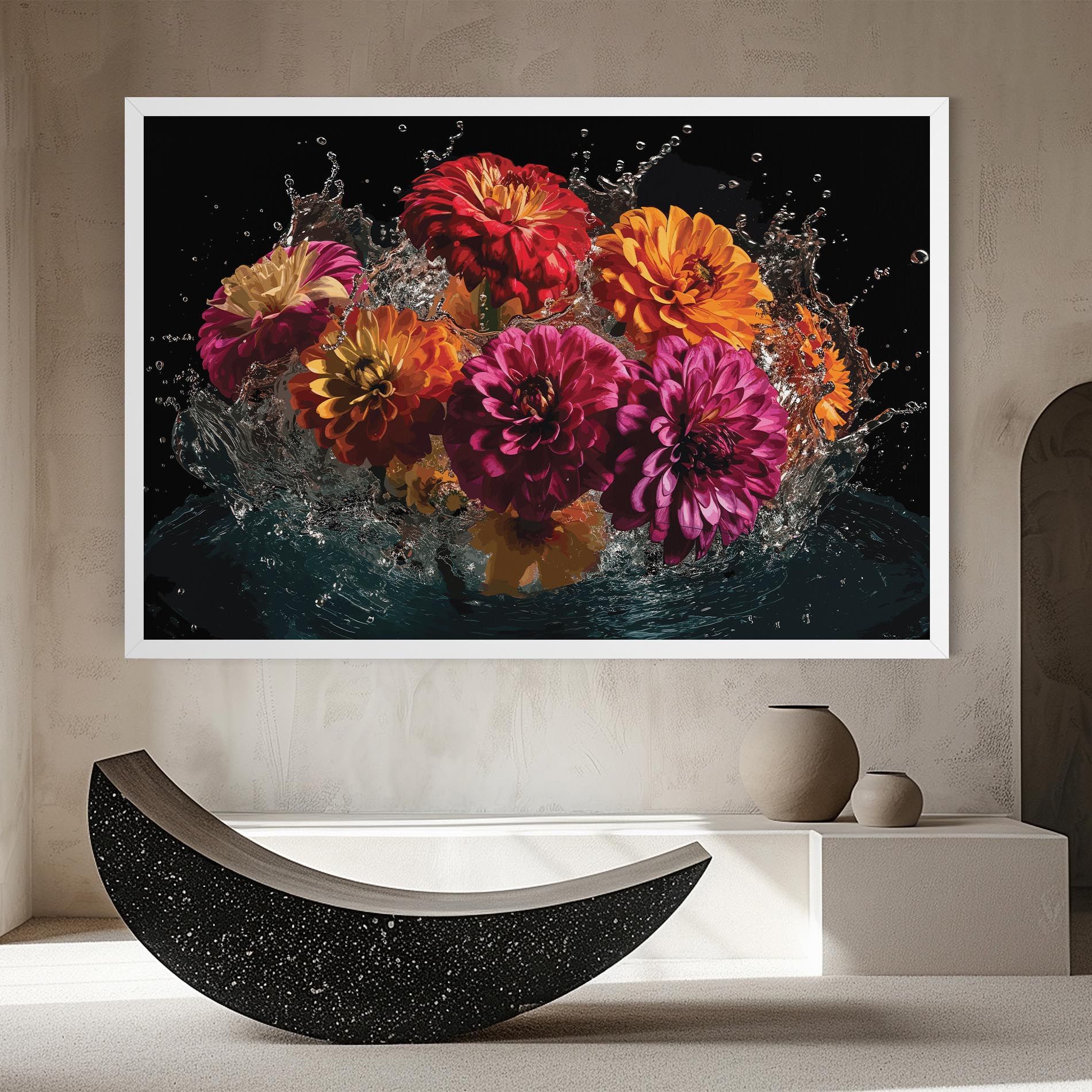 Flower Water Splash mockup 8