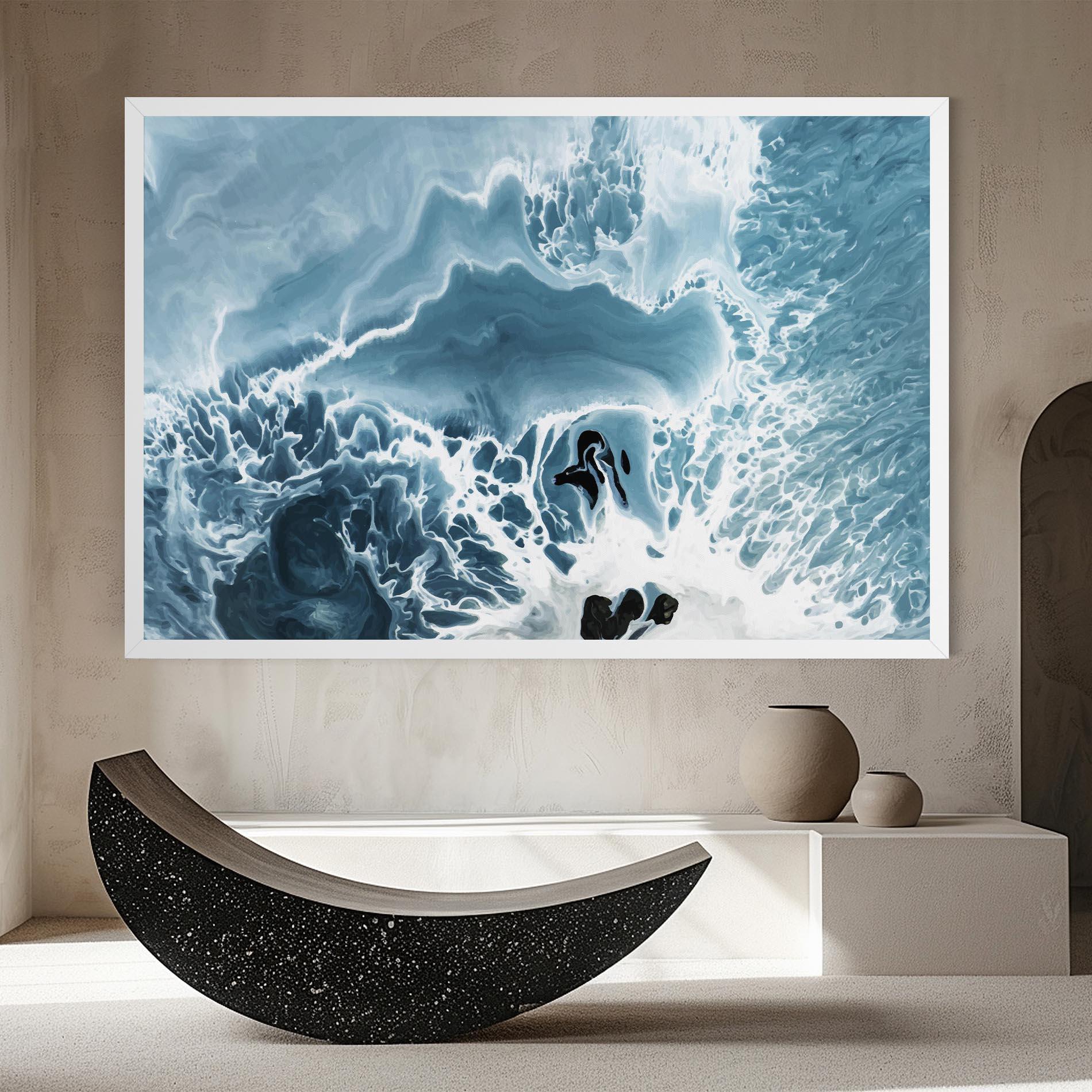 Tablou Canvas Light Blue Ocean mockup 8