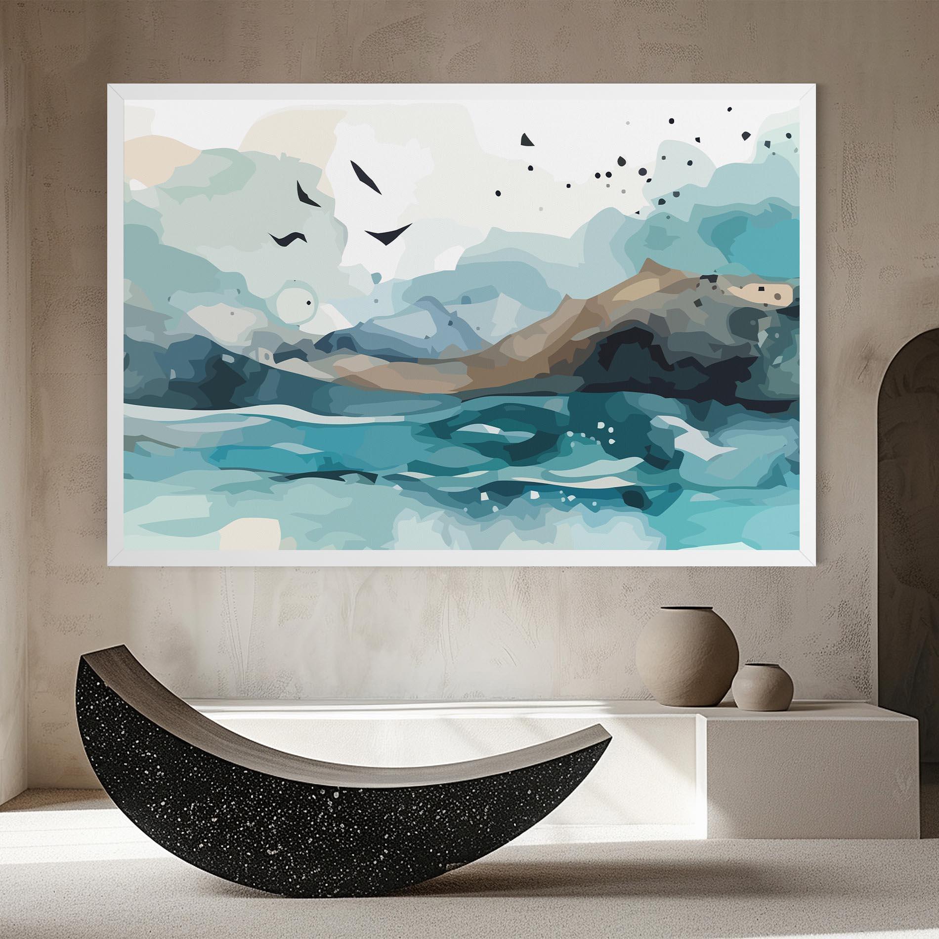 Tablou Canvas Water Birds mockup 8