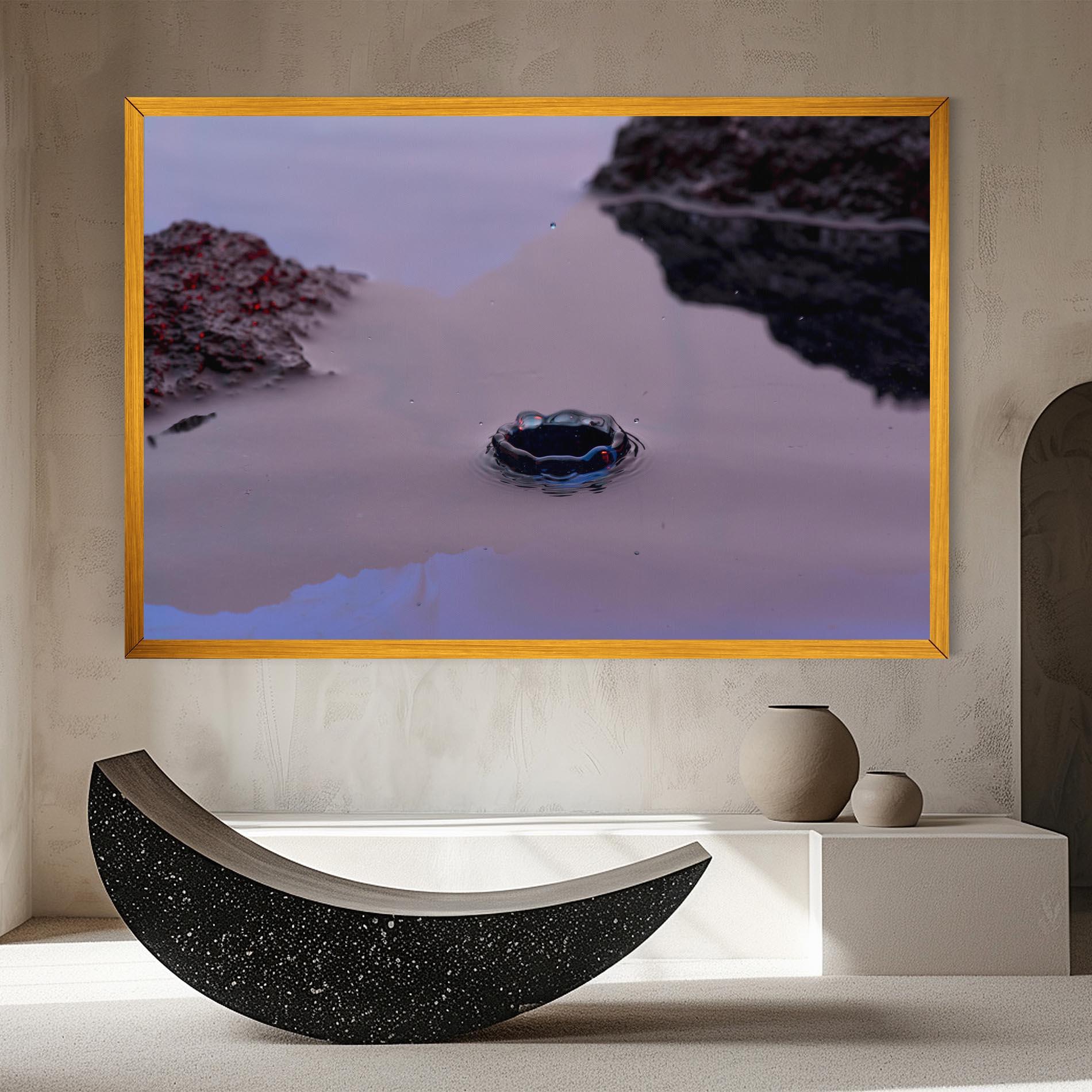 Tablou Canvas Blue Color Water mockup 8