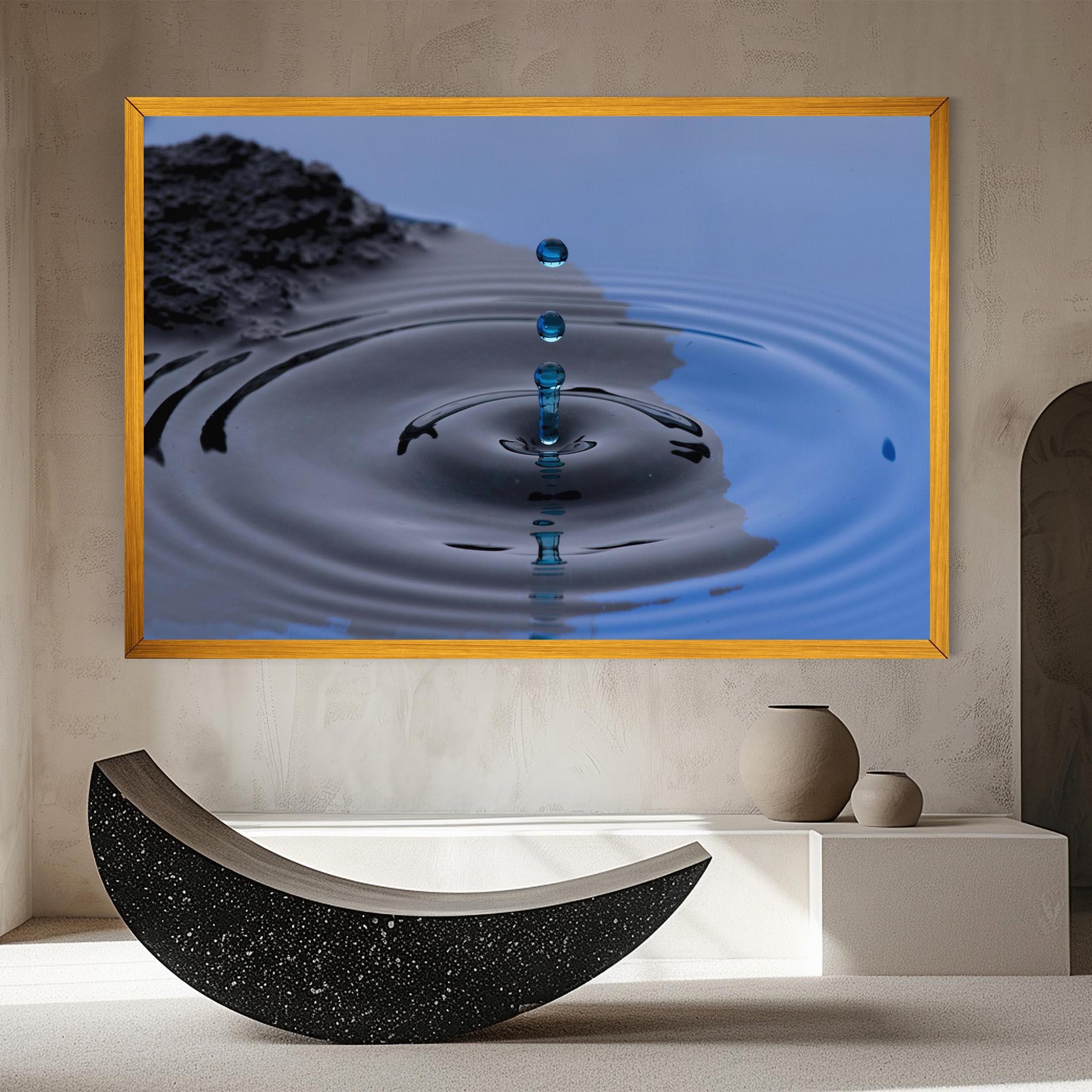 Tablou Canvas Frozen Drops mockup 8