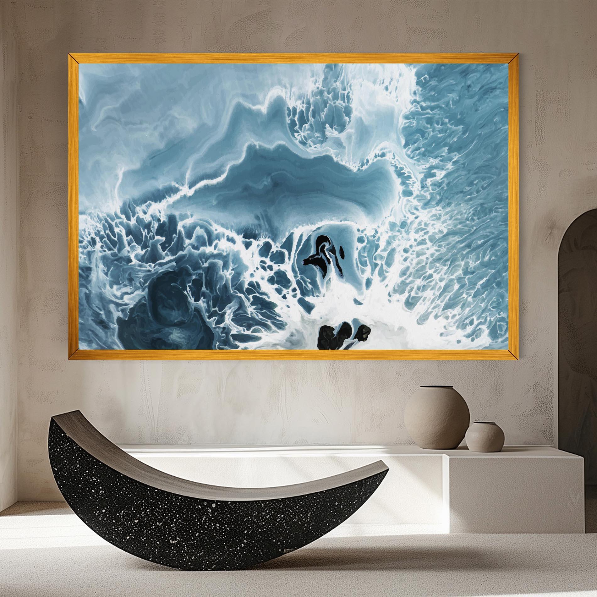 Tablou Canvas Light Blue Ocean mockup 8