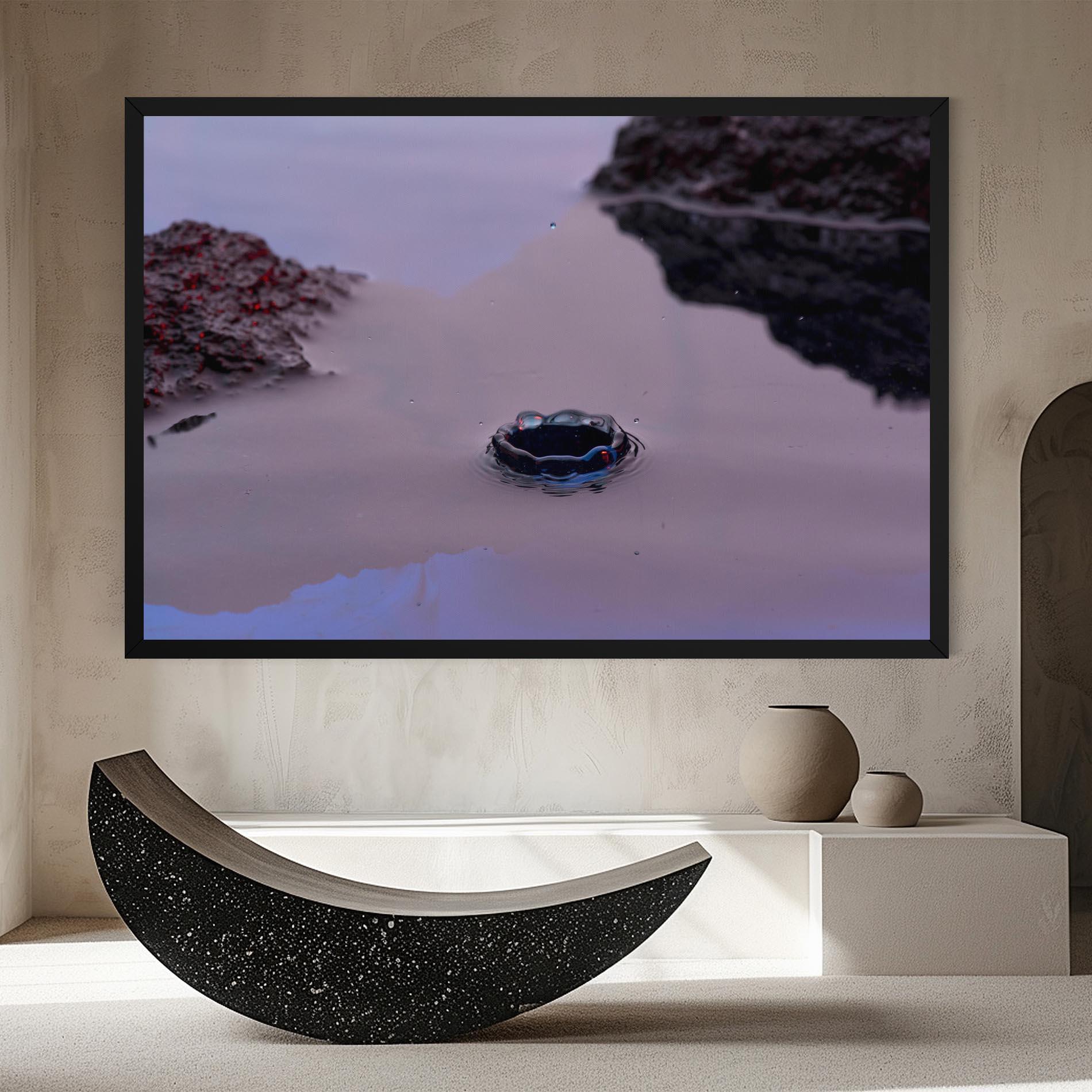 Tablou Canvas Blue Color Water mockup 8