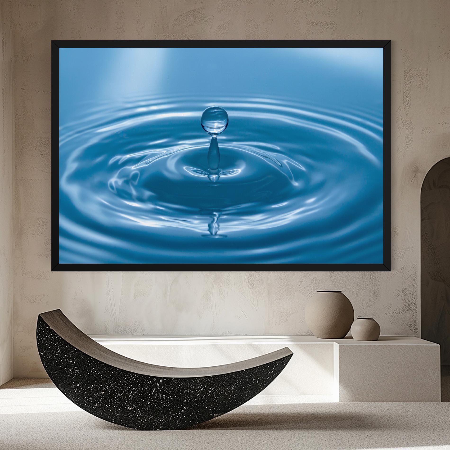 Tablou Canvas Drop Close Up mockup 8