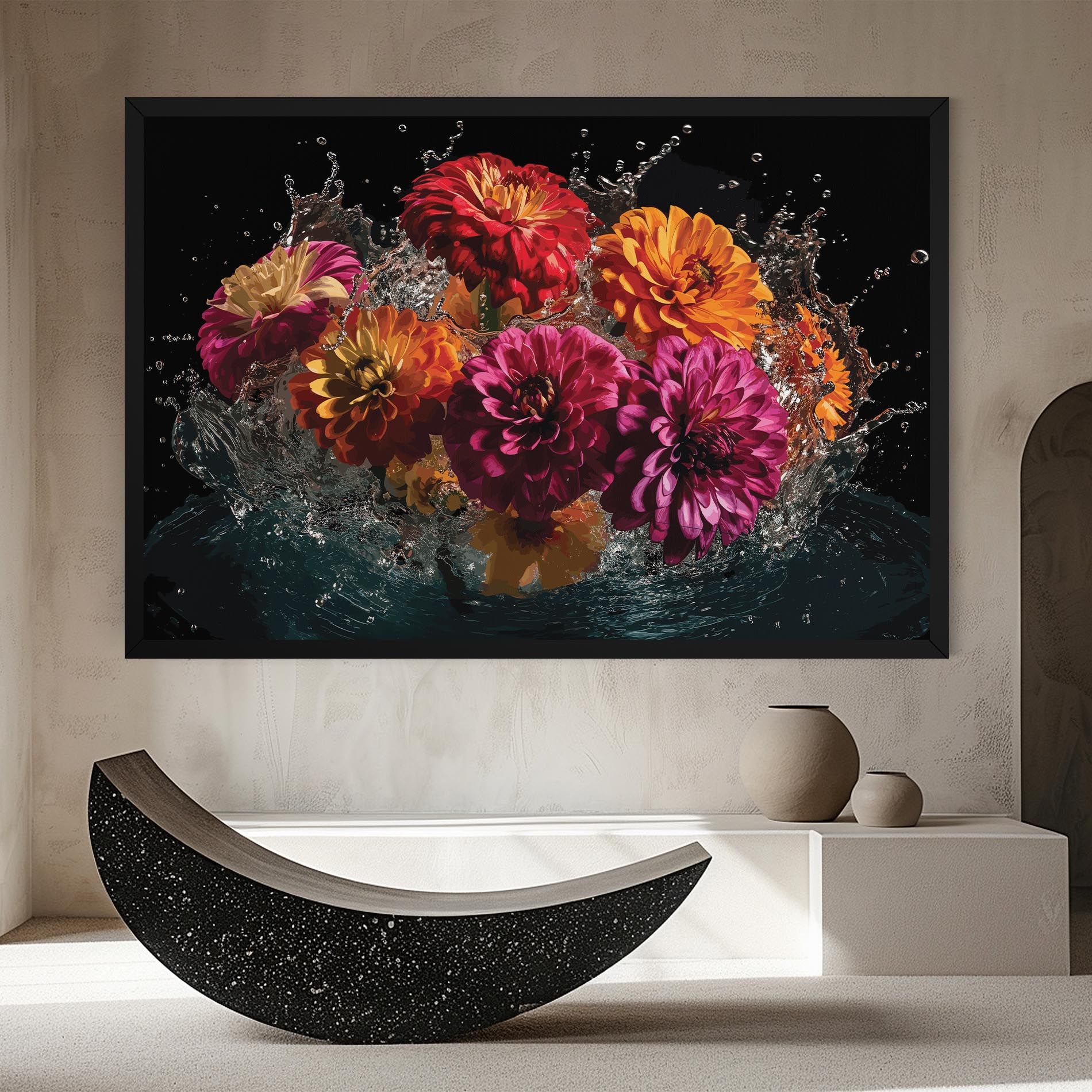 Flower Water Splash mockup 8