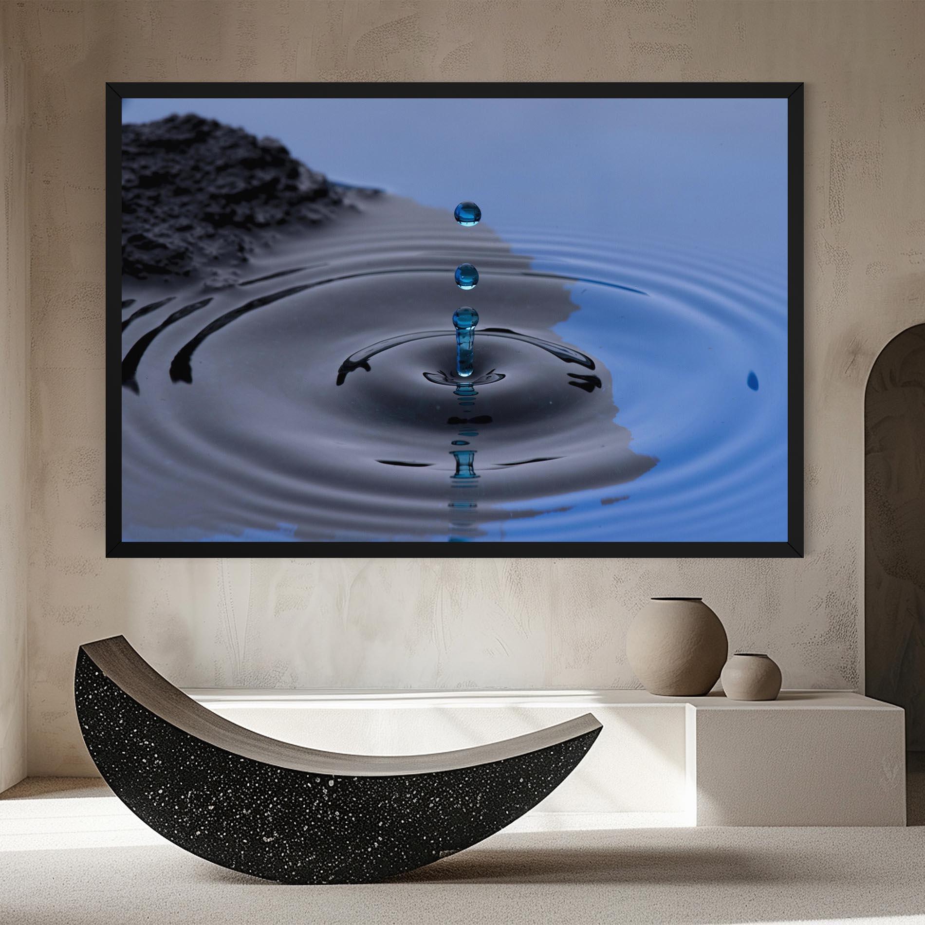 Tablou Canvas Frozen Drops mockup 8