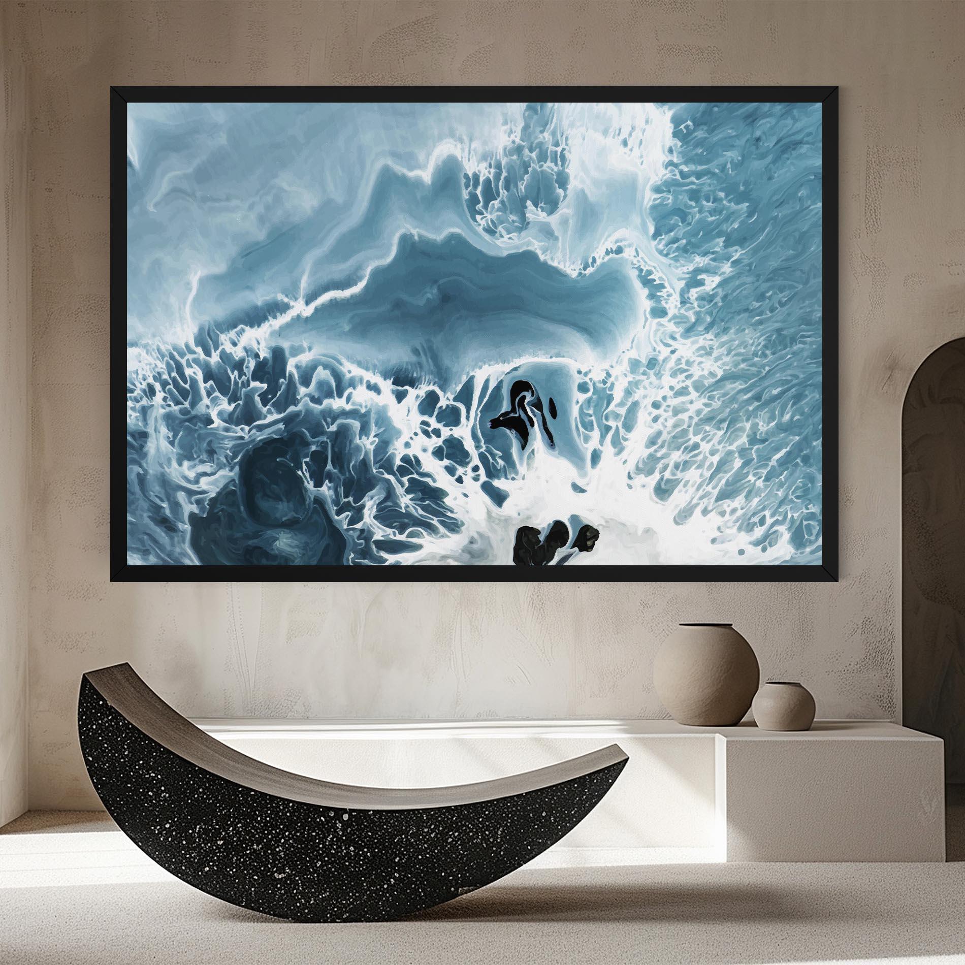 Tablou Canvas Light Blue Ocean mockup 8