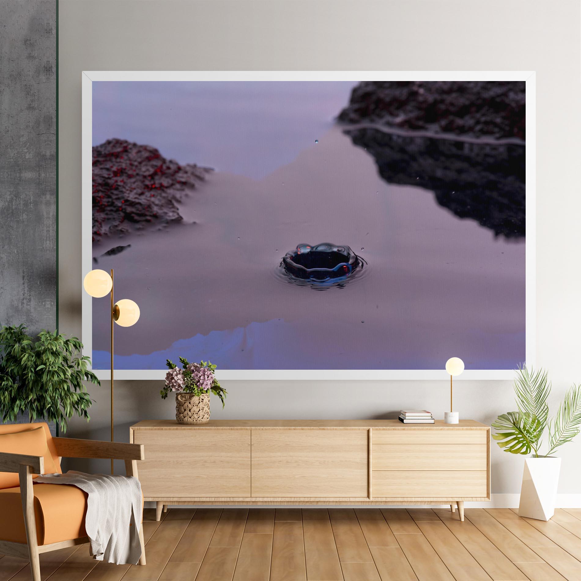 Tablou Canvas Blue Color Water mockup 9