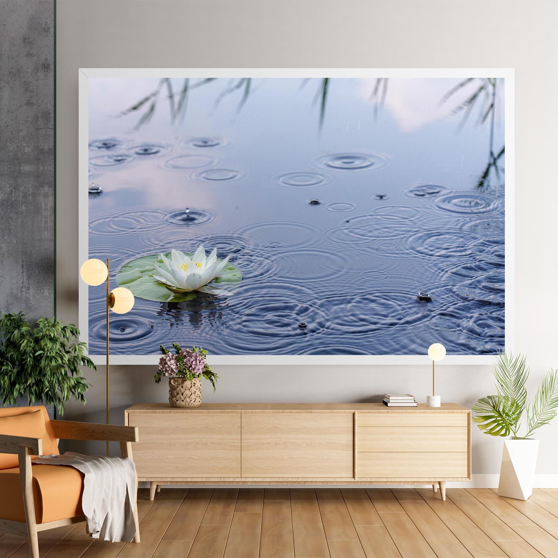 Tablou Canvas Clear Lake Rain mockup 9