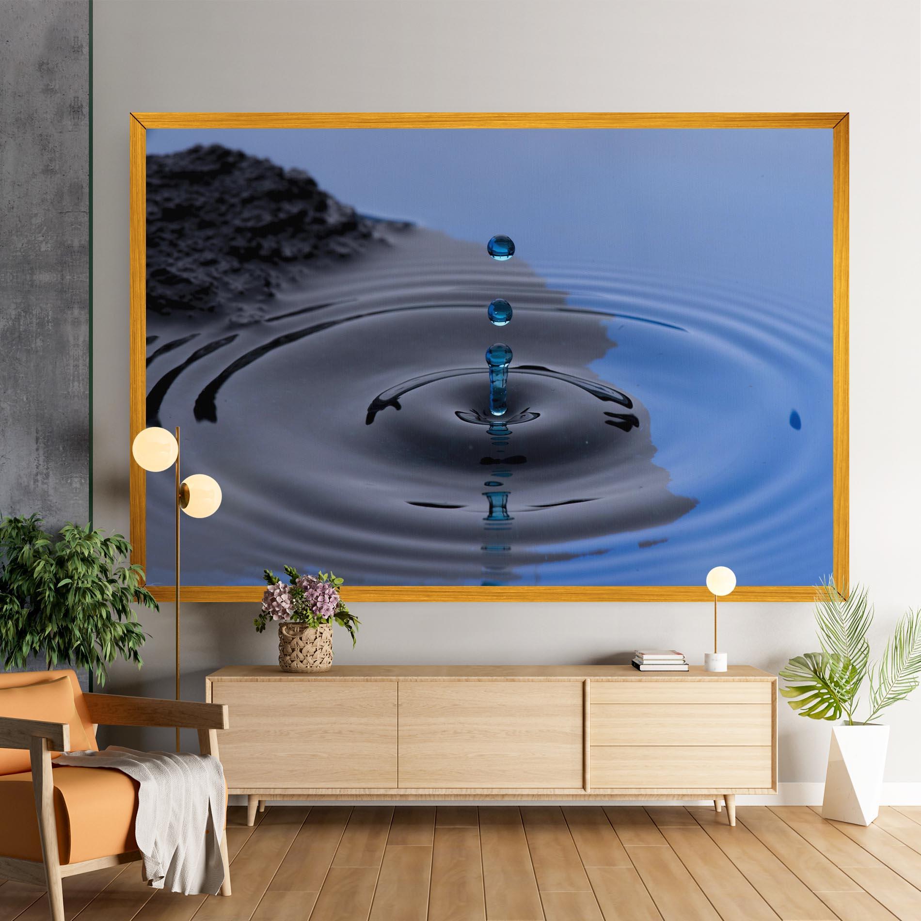 Tablou Canvas Frozen Drops mockup 9