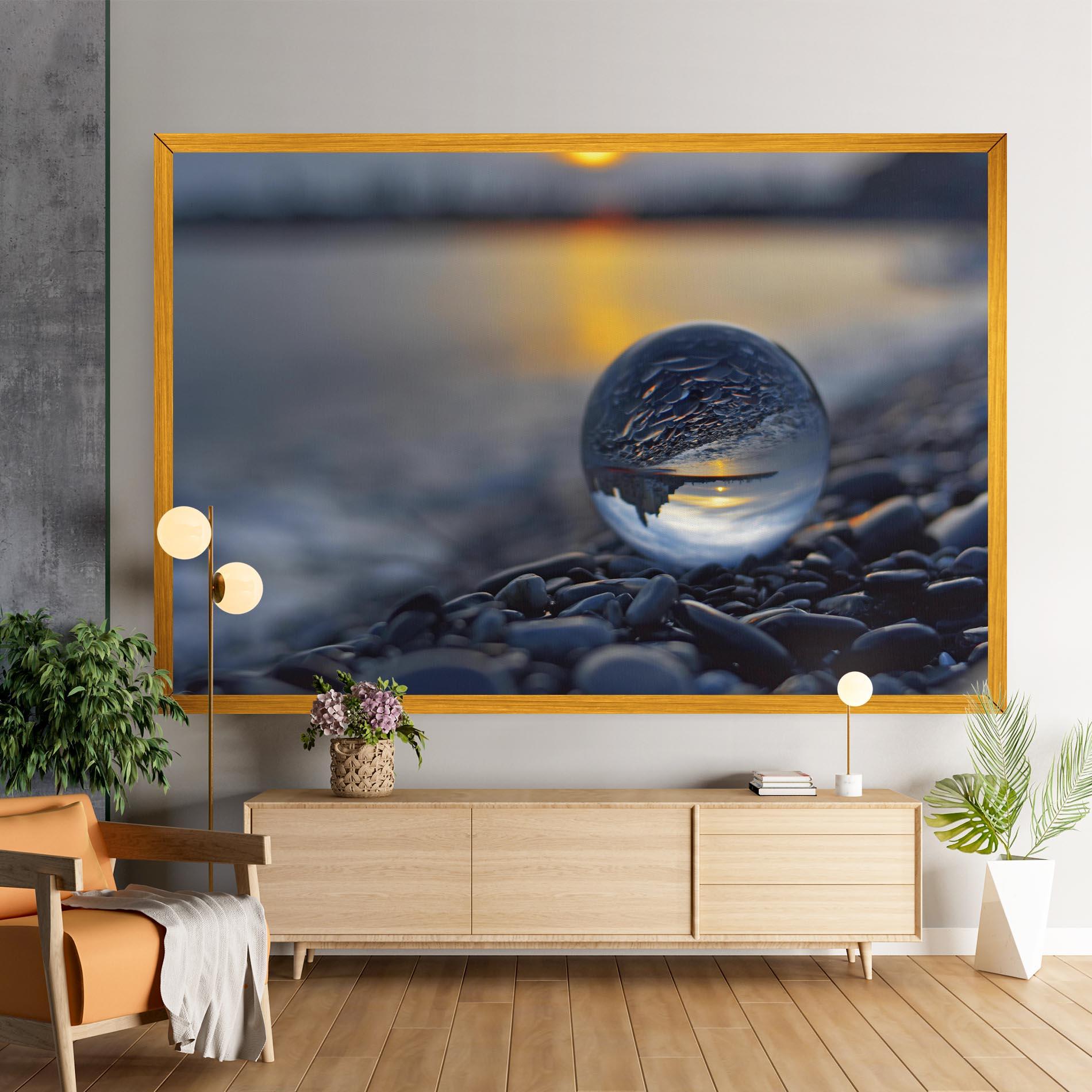 Tablou Canvas Sunset Lensball mockup 9