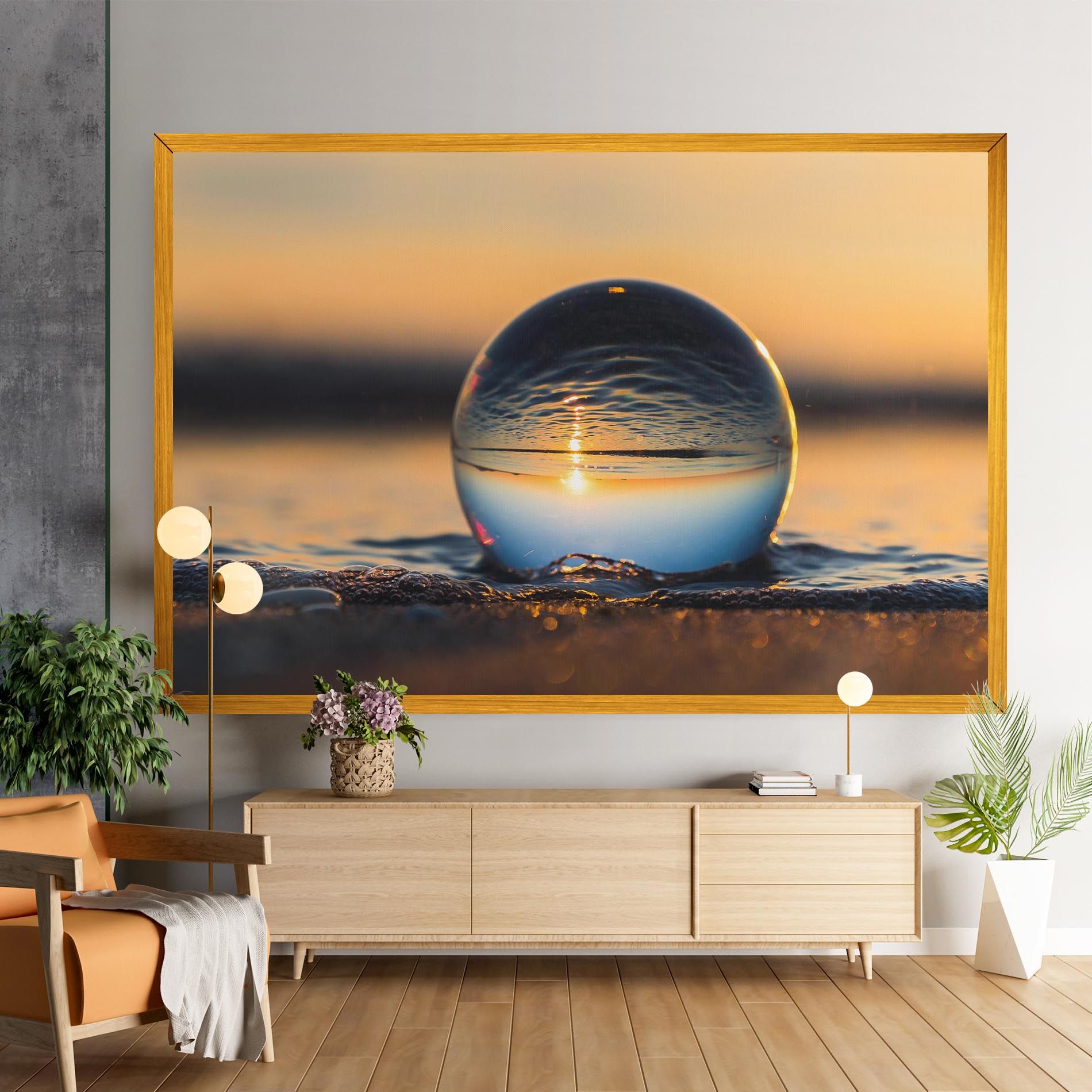 Water Bubble Reflecting mockup 9