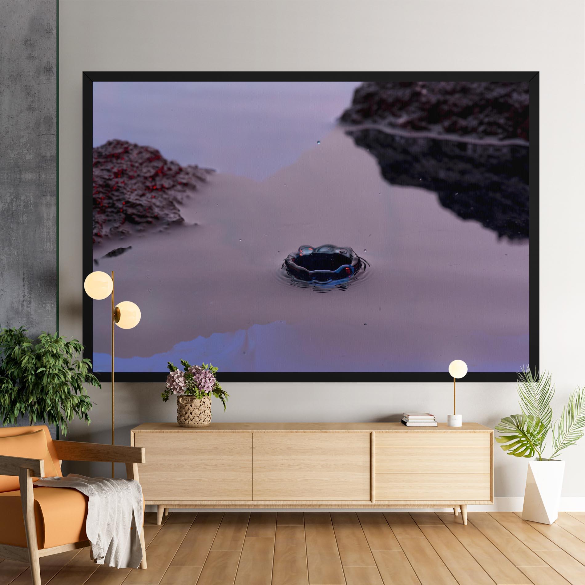 Tablou Canvas Blue Color Water mockup 9