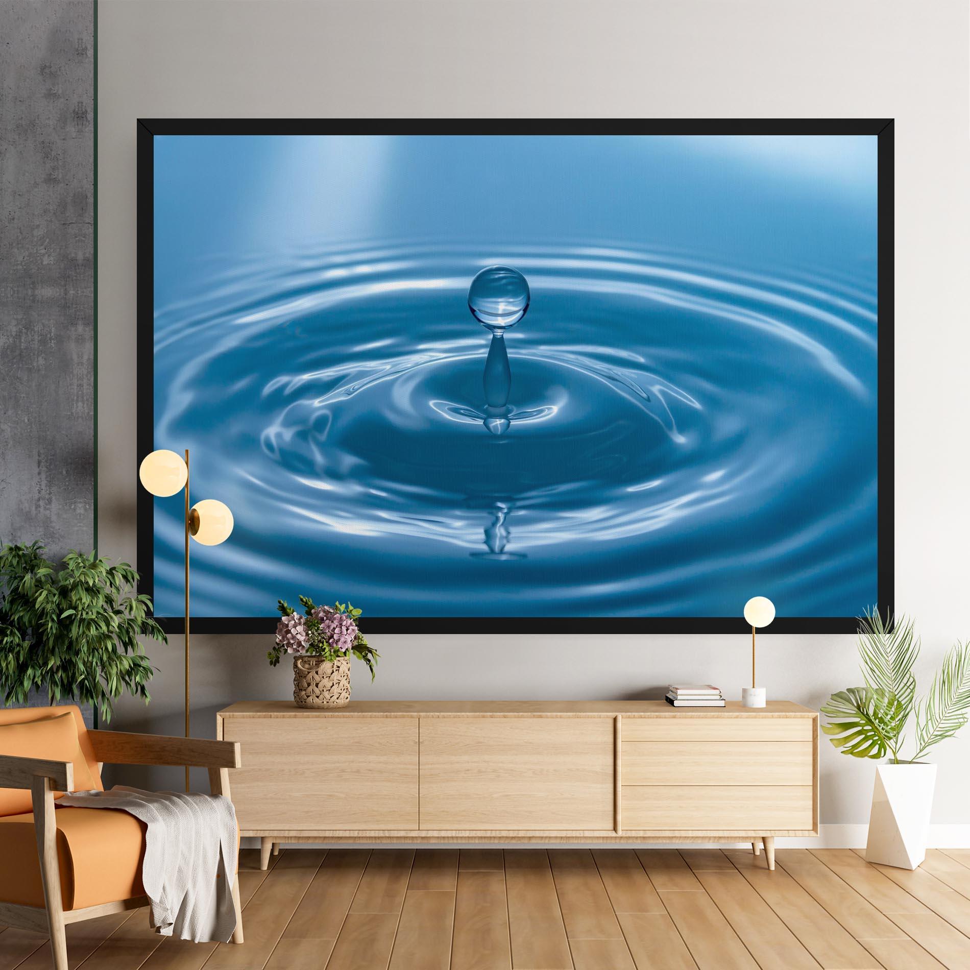 Tablou Canvas Drop Close Up mockup 9