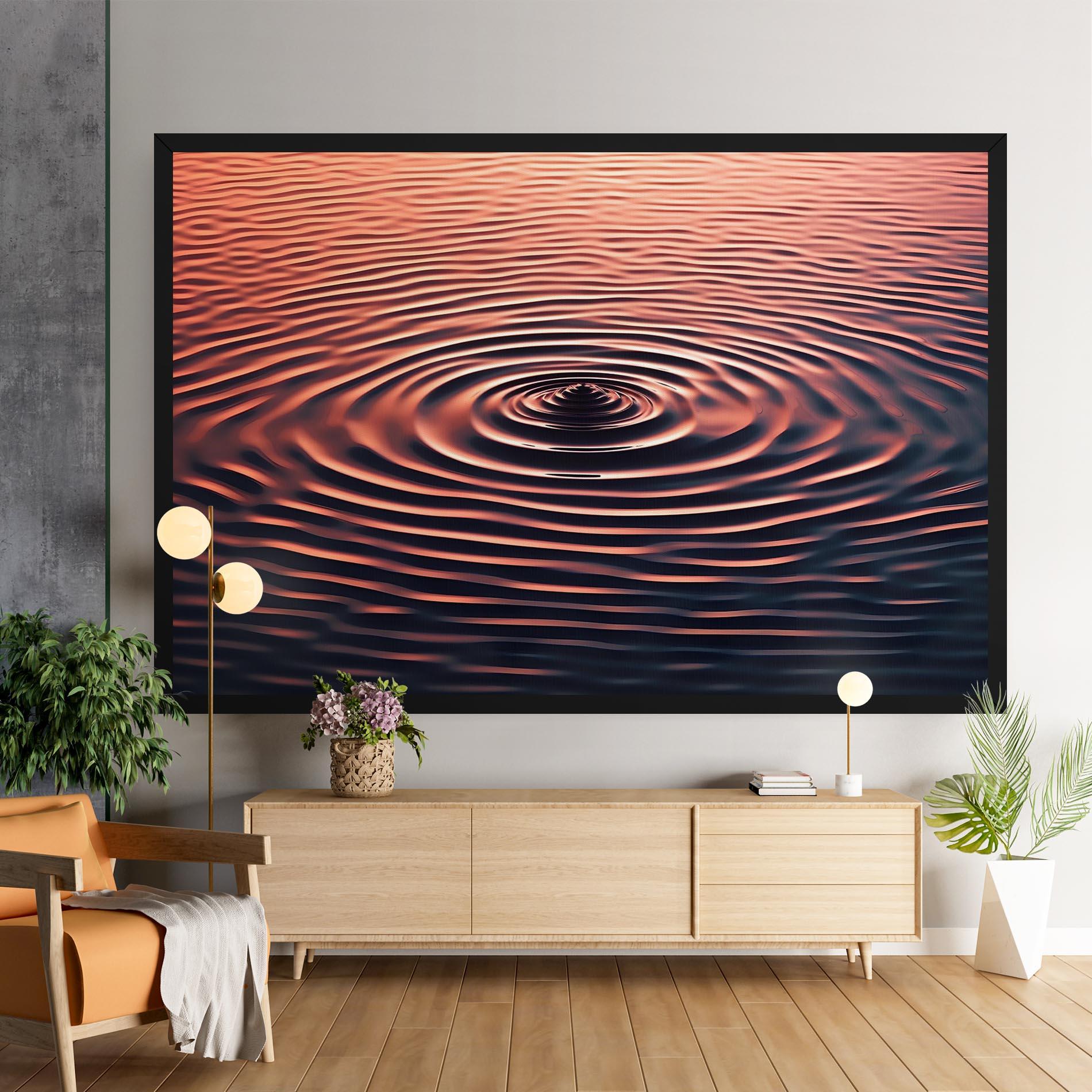 Tablou Canvas Red Blue Water mockup 9