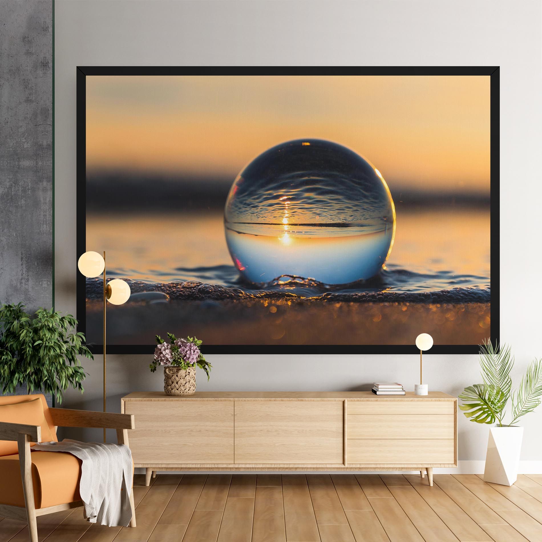 Water Bubble Reflecting mockup 9