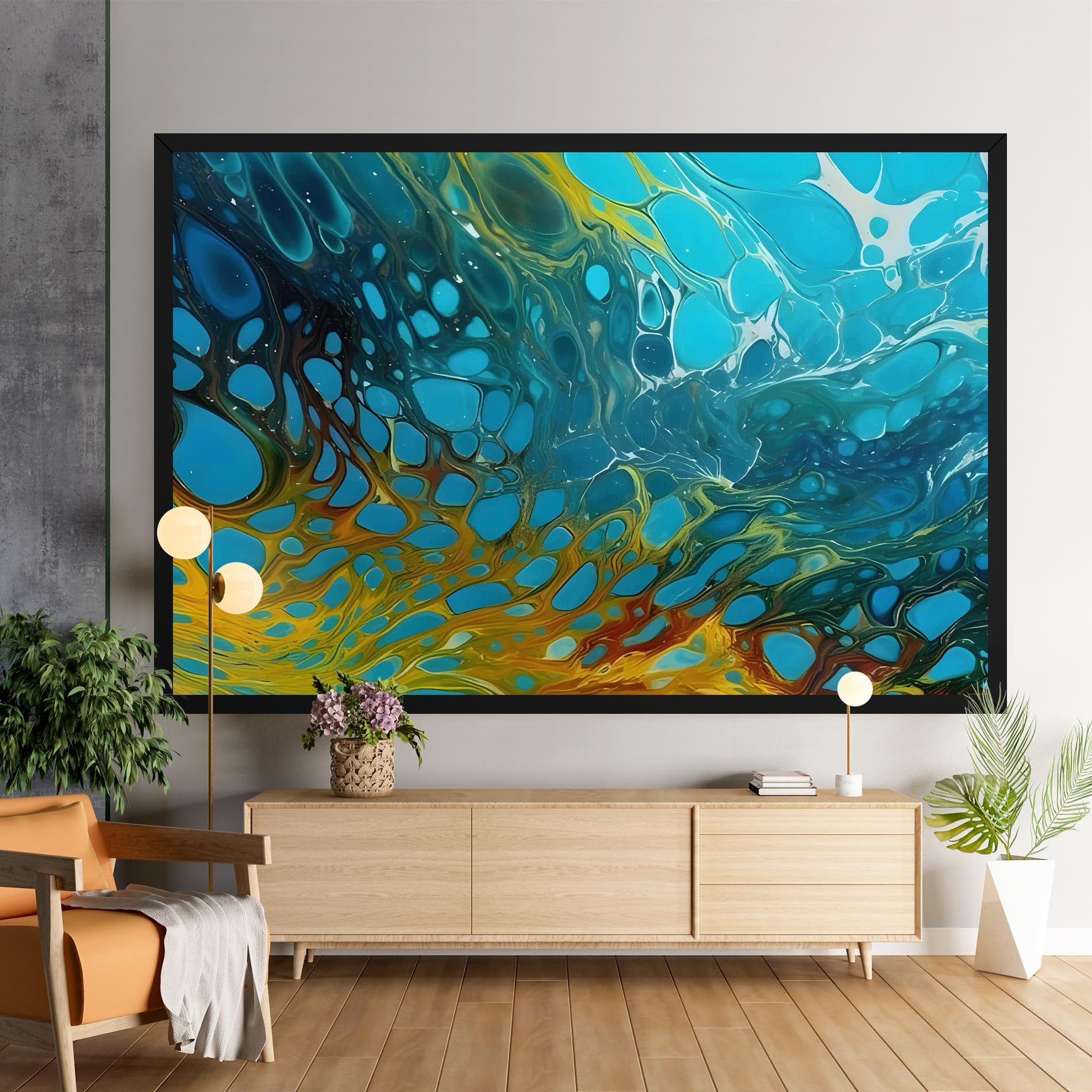 Yellow Green Ocean mockup 9