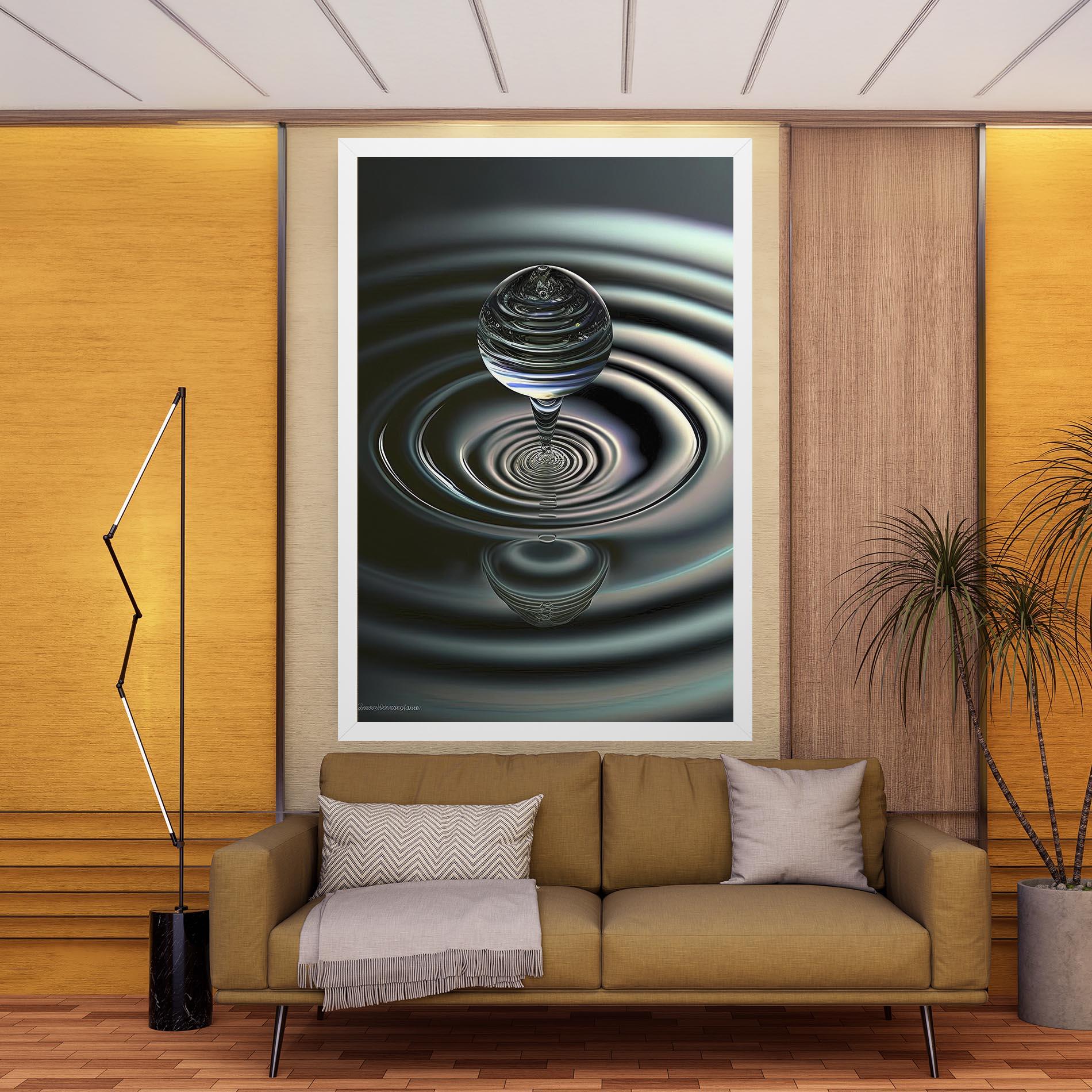 Tablou Canvas Beautiful Water Drop mockup 9