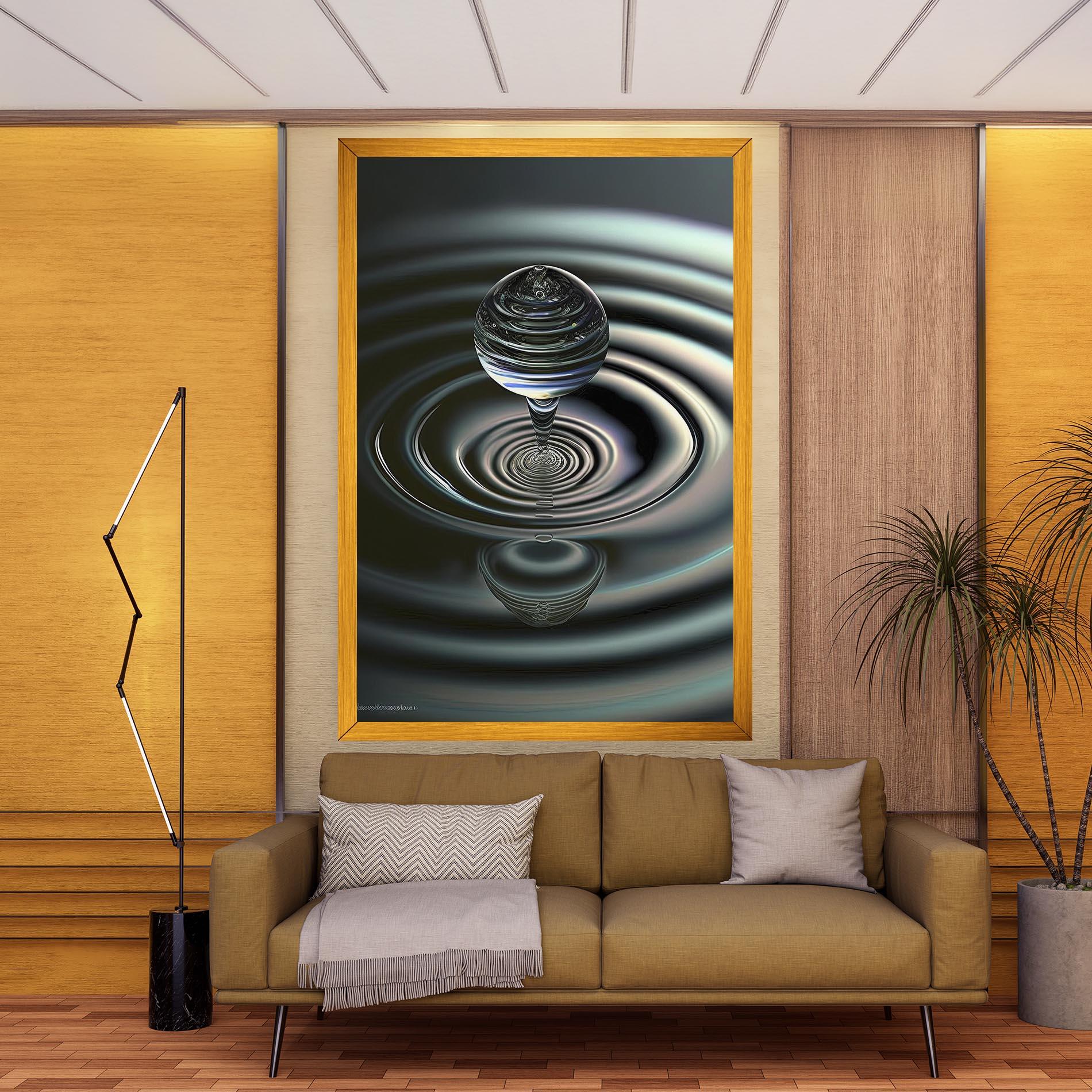 Tablou Canvas Beautiful Water Drop mockup 9