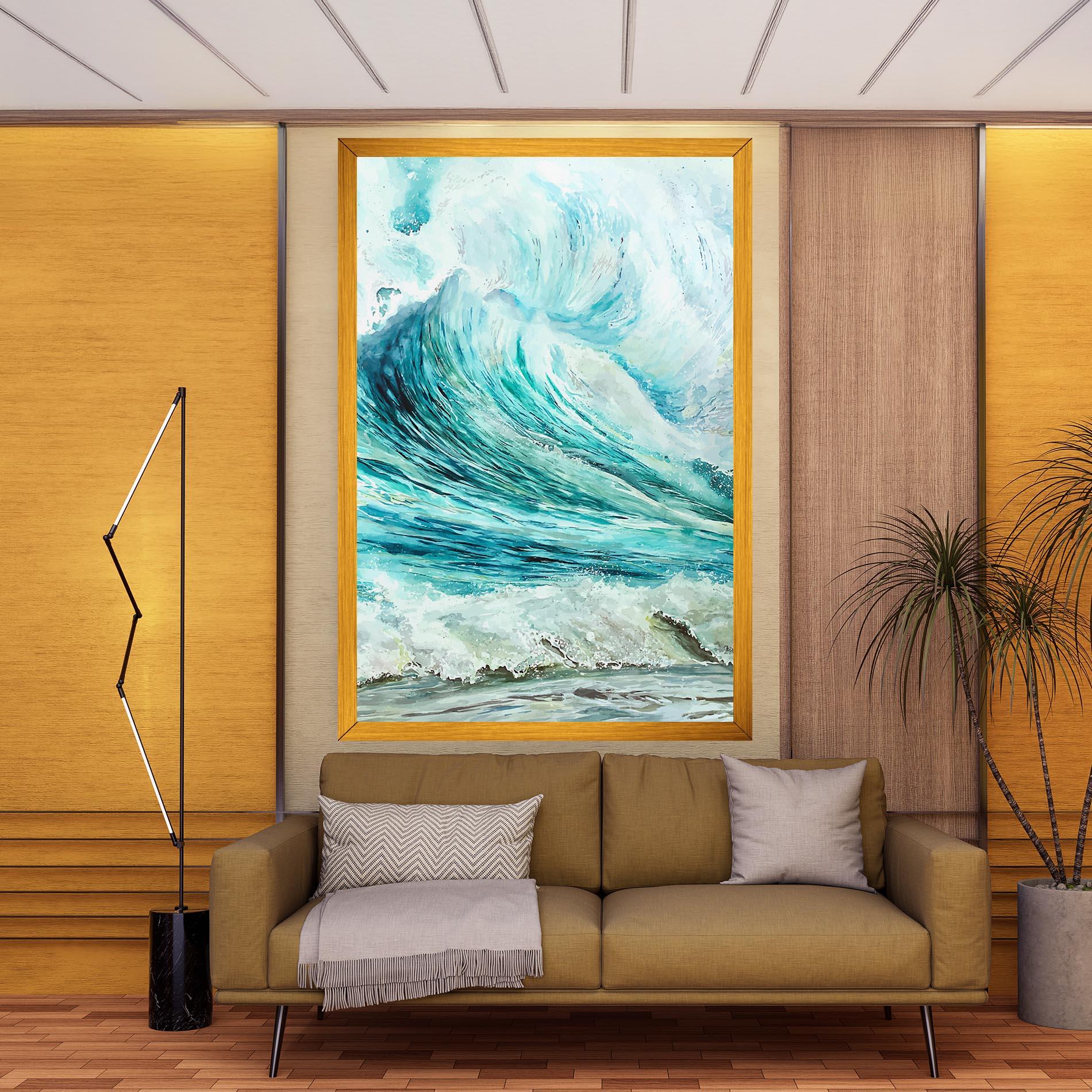 Tablou Canvas Sea Watercolor mockup 9