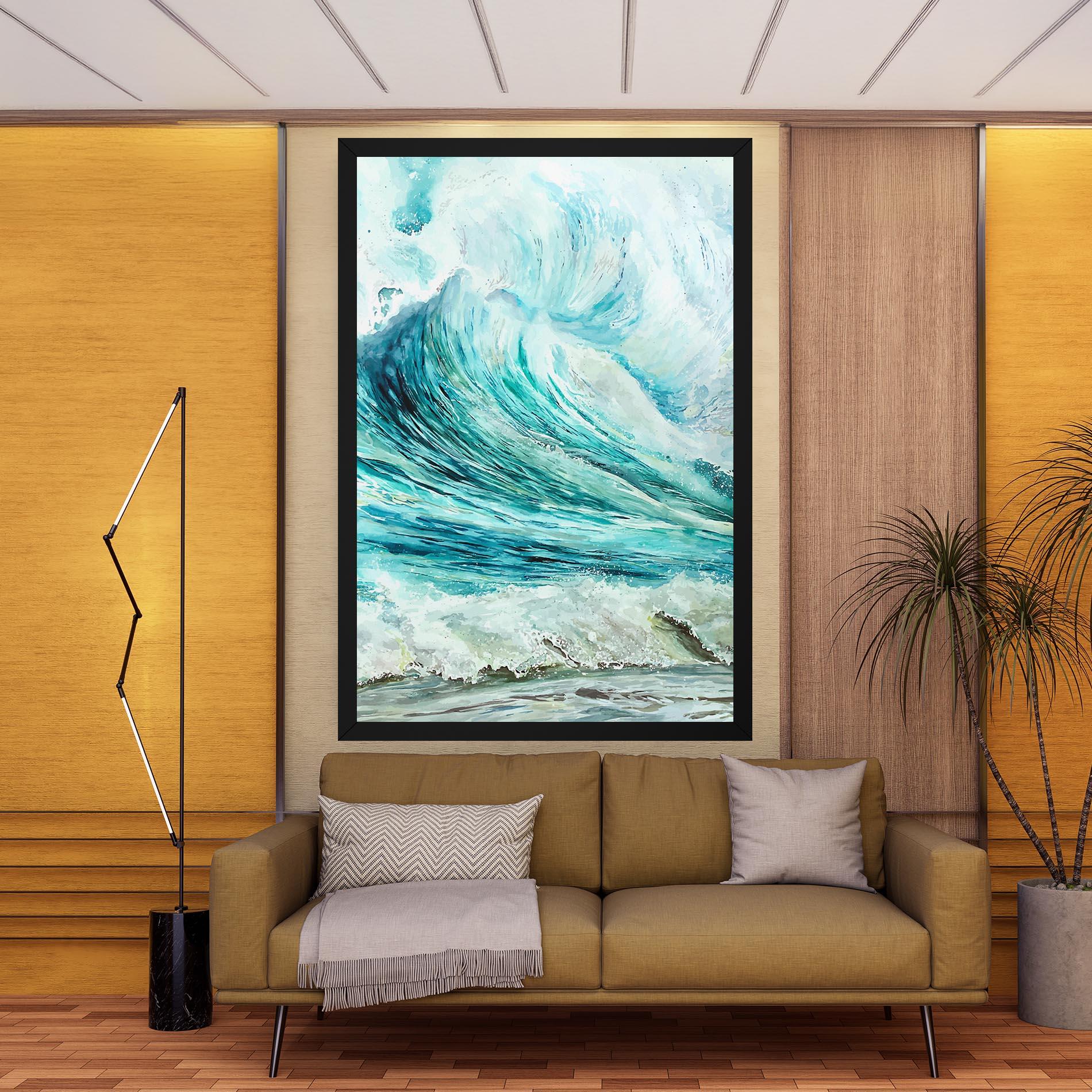 Tablou Canvas Sea Watercolor mockup 9