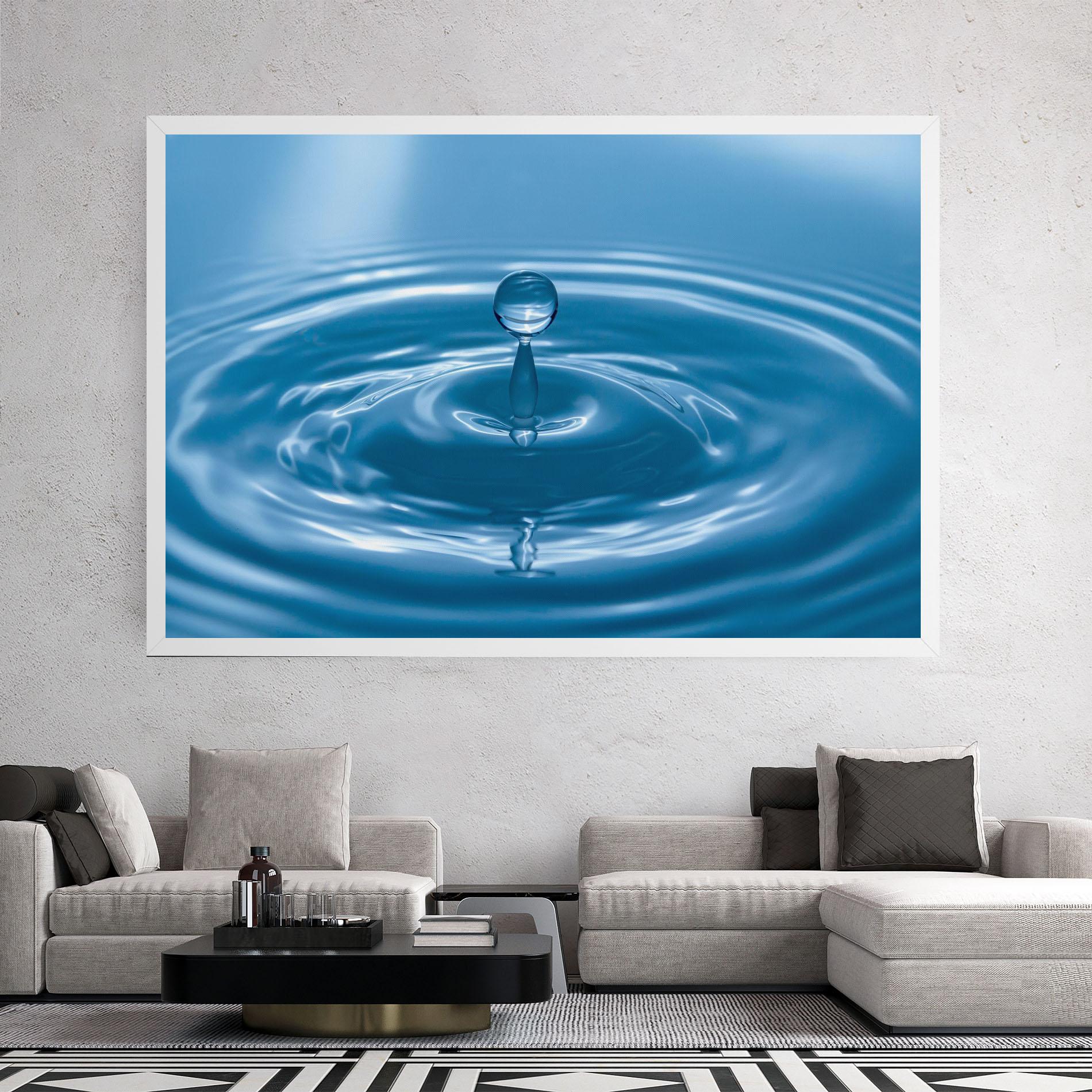 Tablou Canvas Drop Close Up mockup 2