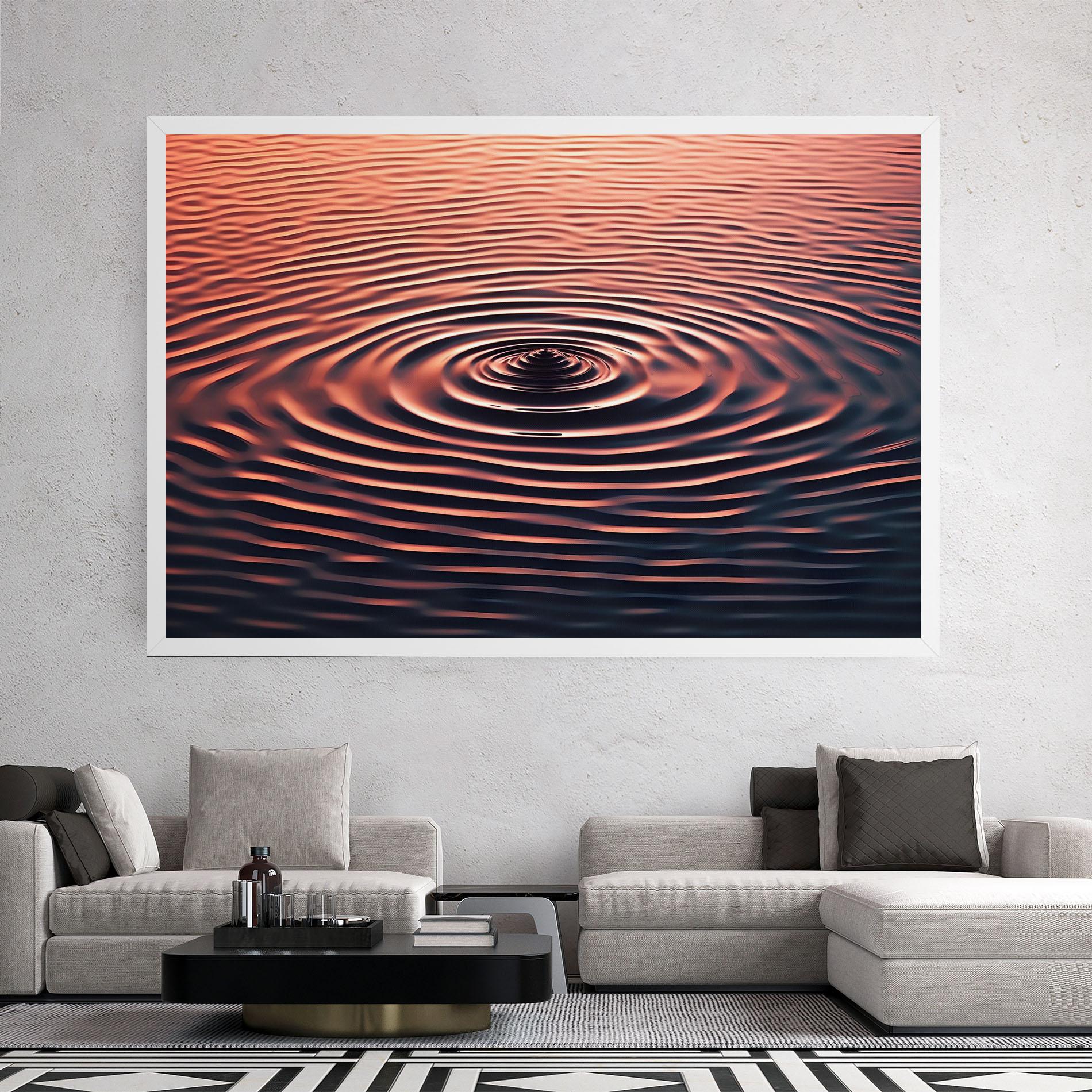 Tablou Canvas Red Blue Water mockup 2