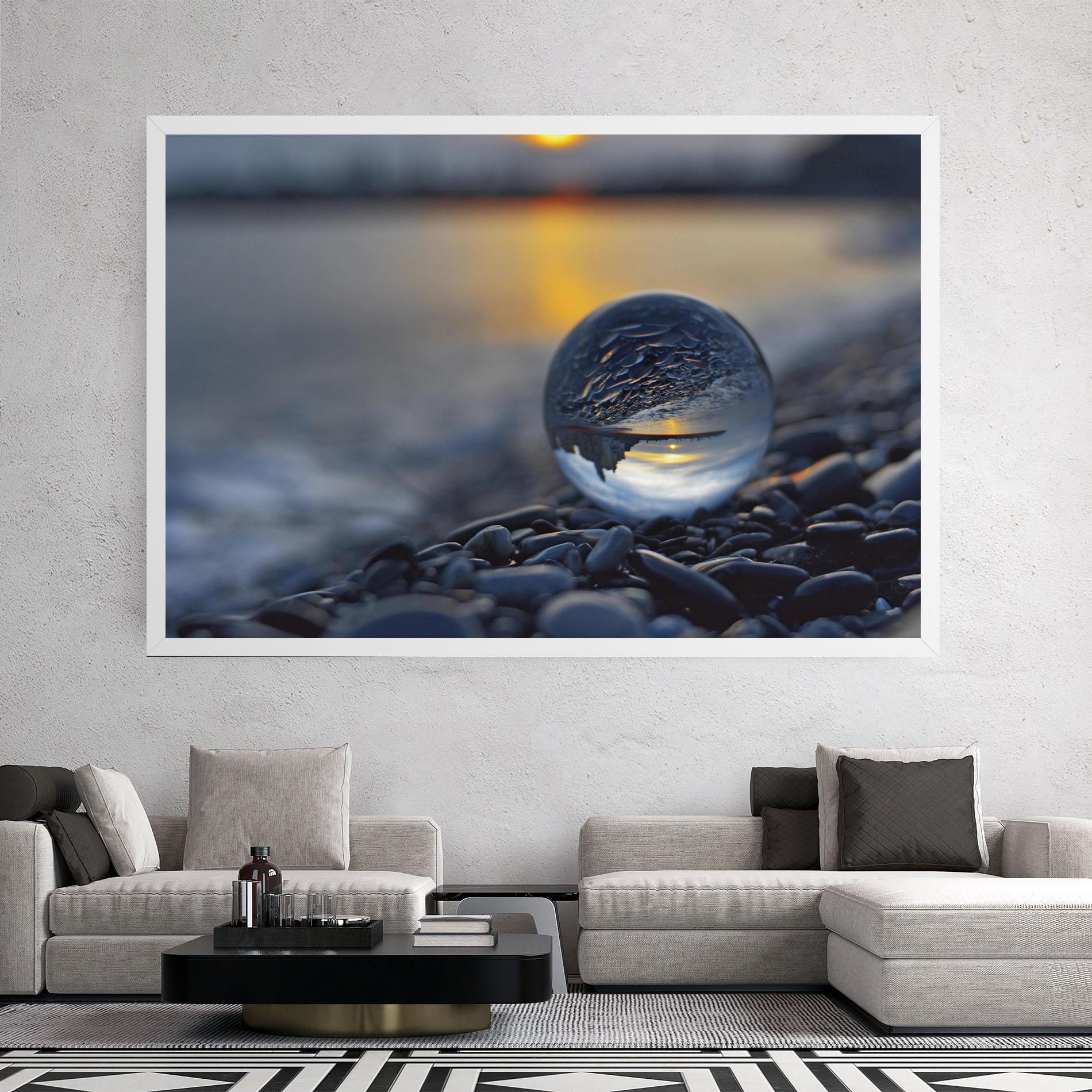 Tablou Canvas Sunset Lensball mockup 2