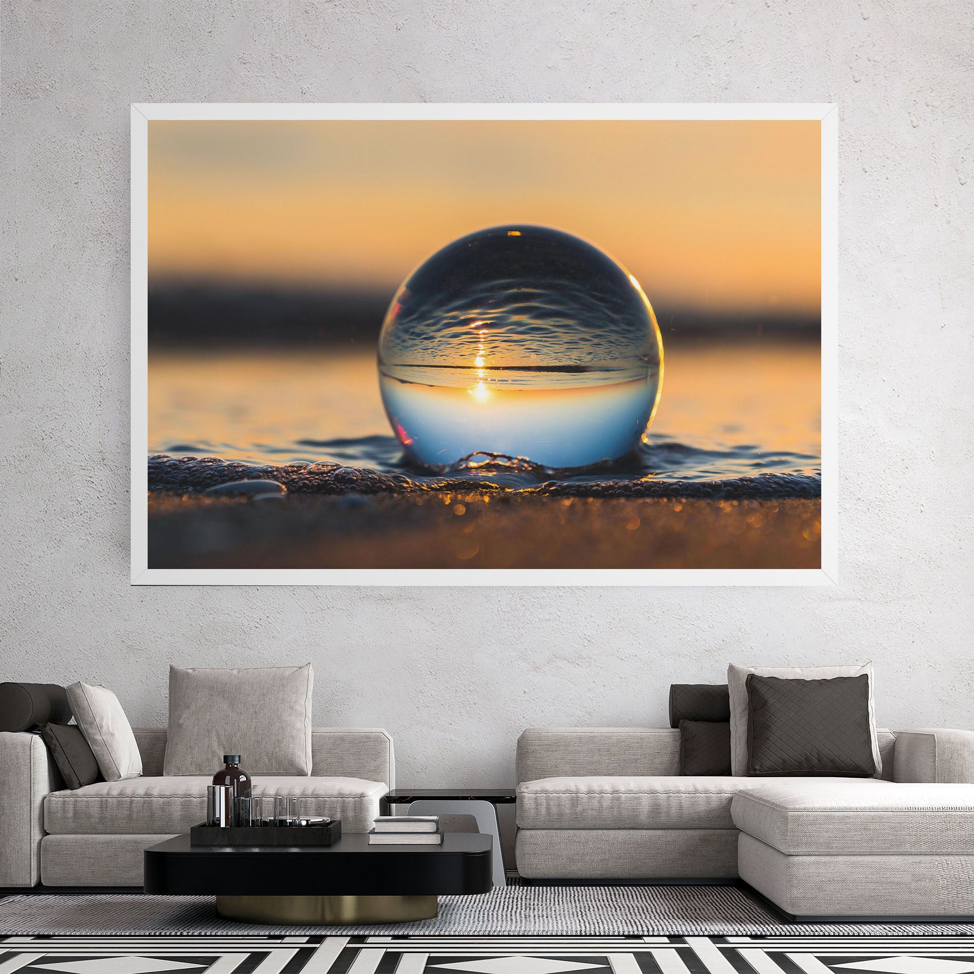 Water Bubble Reflecting mockup 2