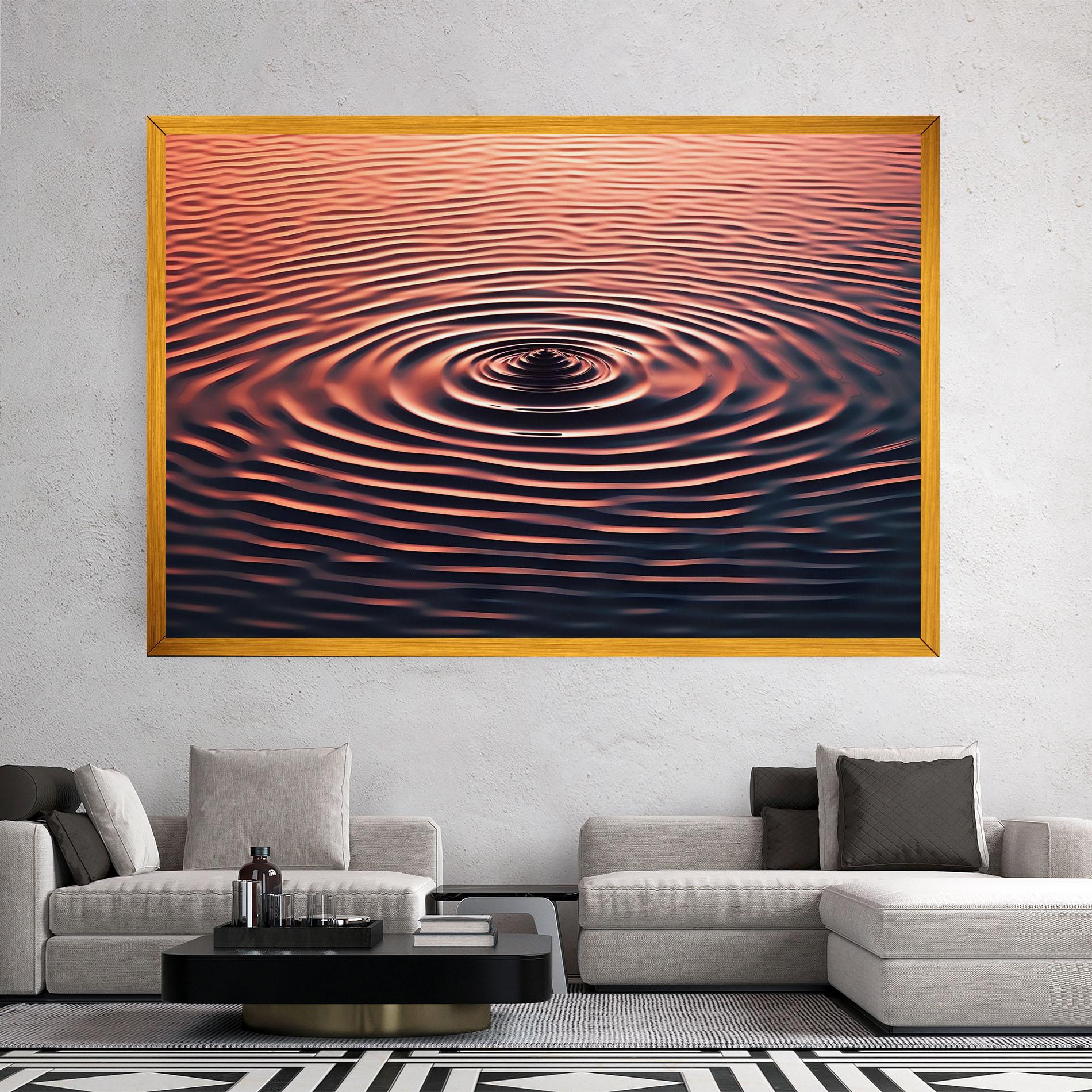 Tablou Canvas Red Blue Water mockup 2